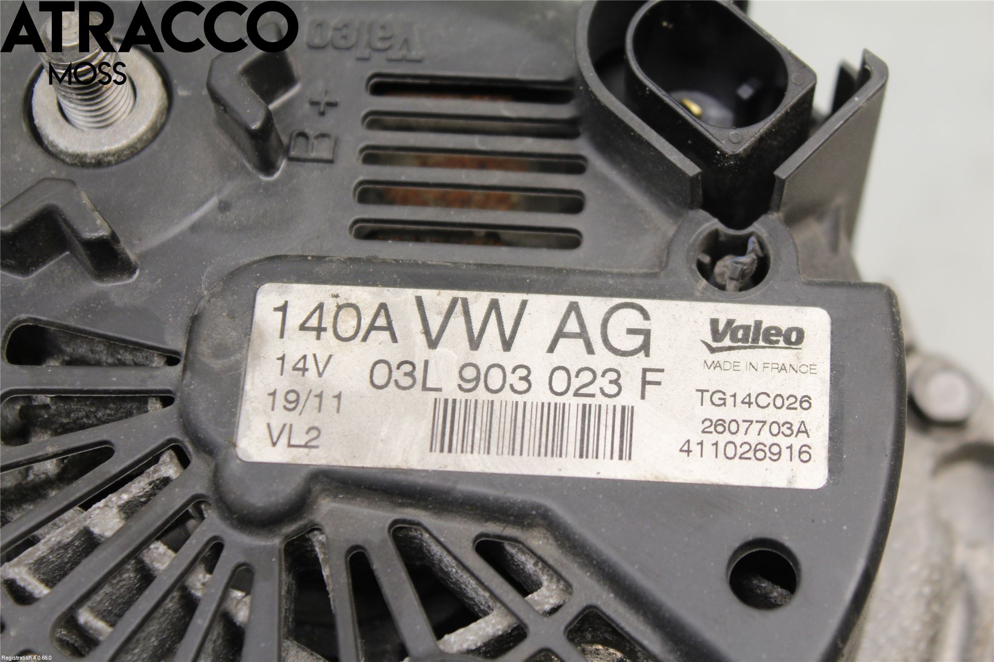 Volkswagen VW GOLF VI 09-13 Generator