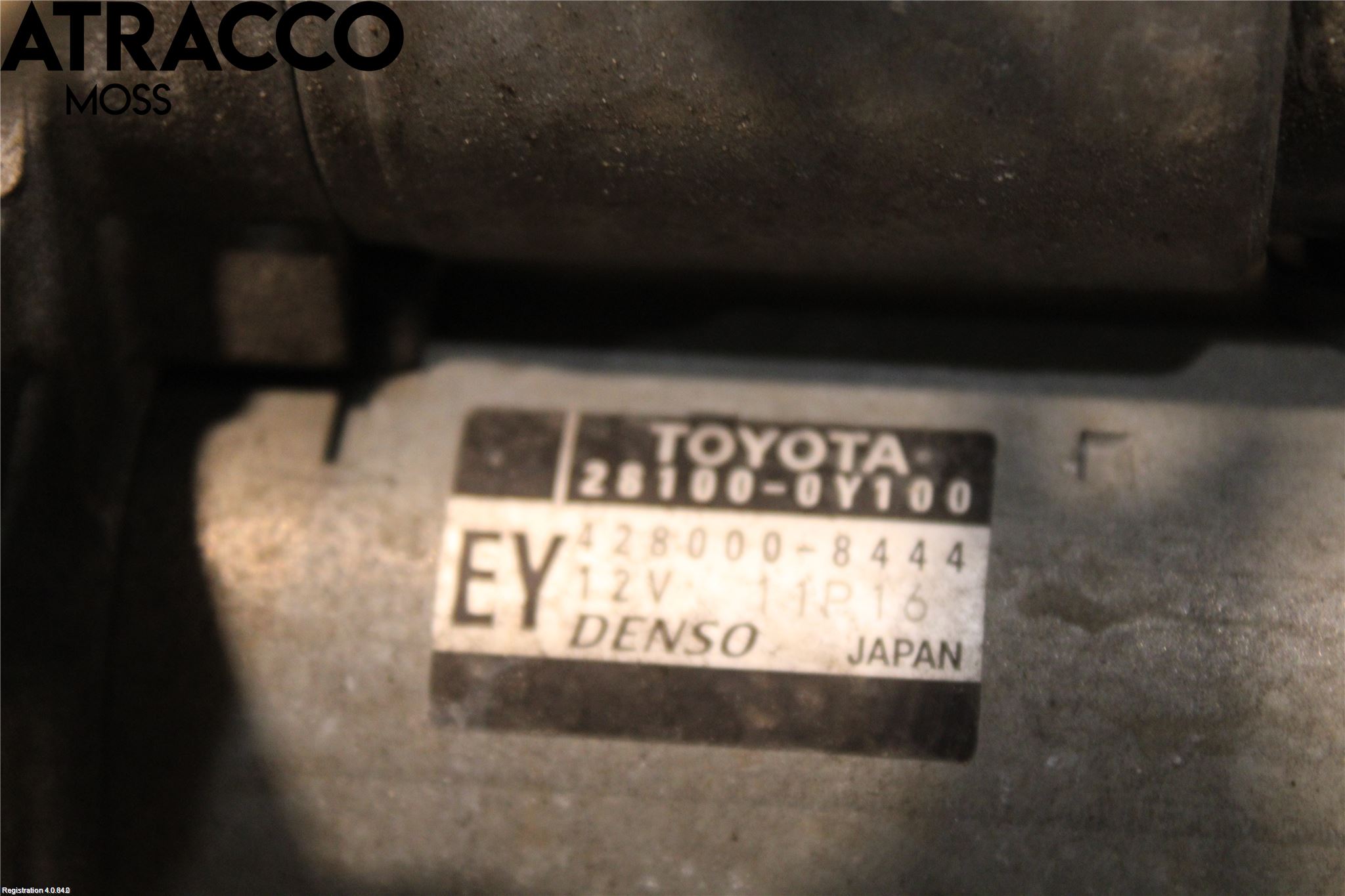 Toyota YARIS XP130 12-14 Startmotor