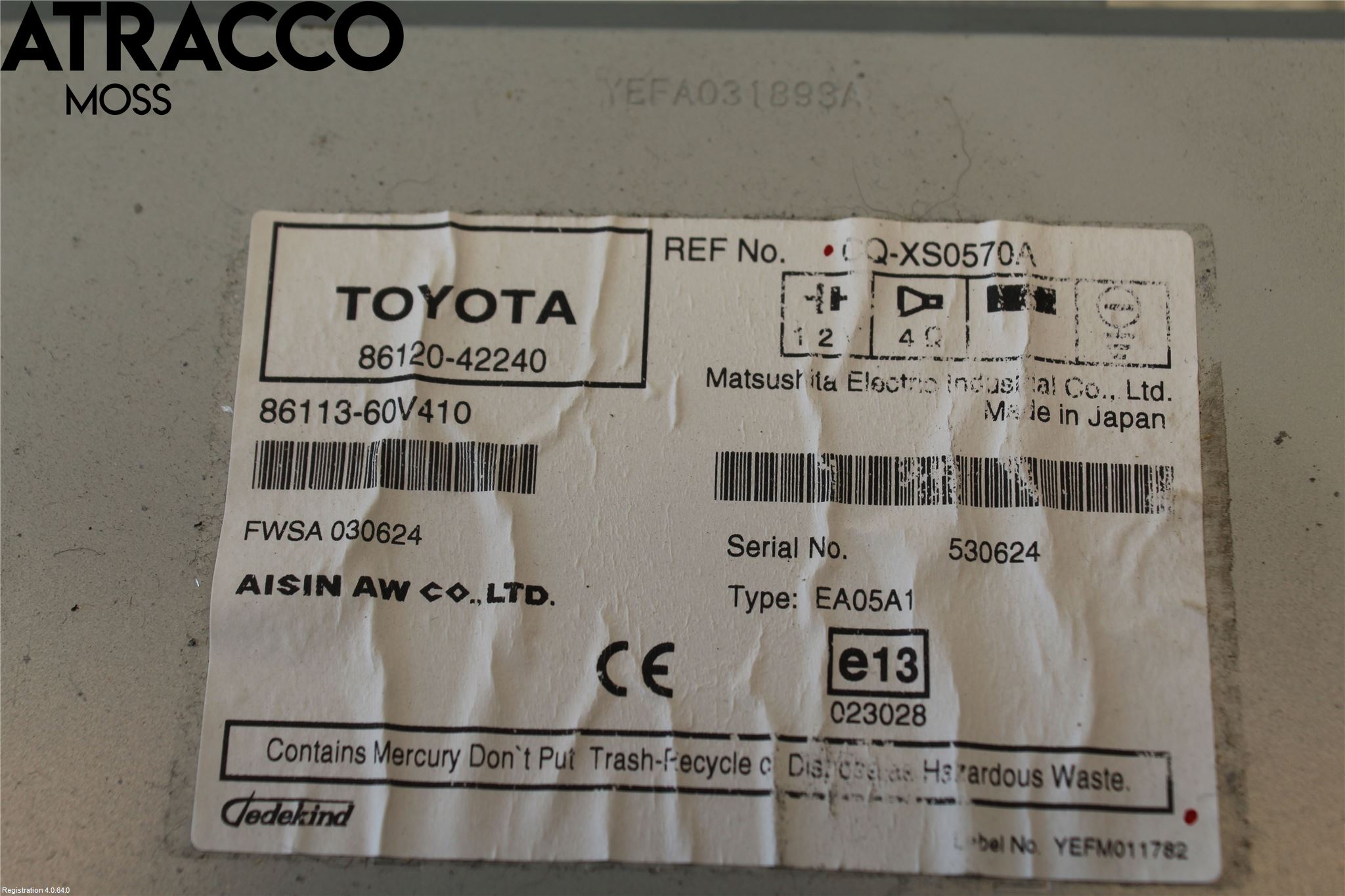 Toyota RAV 4 06-12 Cd Radio - Multimediapanel