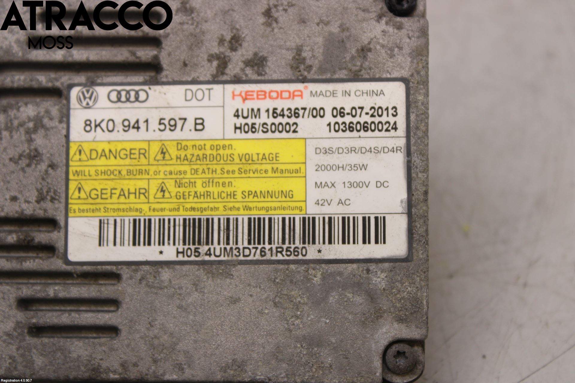 Audi A3/S3 05-13 Styrenhet Strålkastare