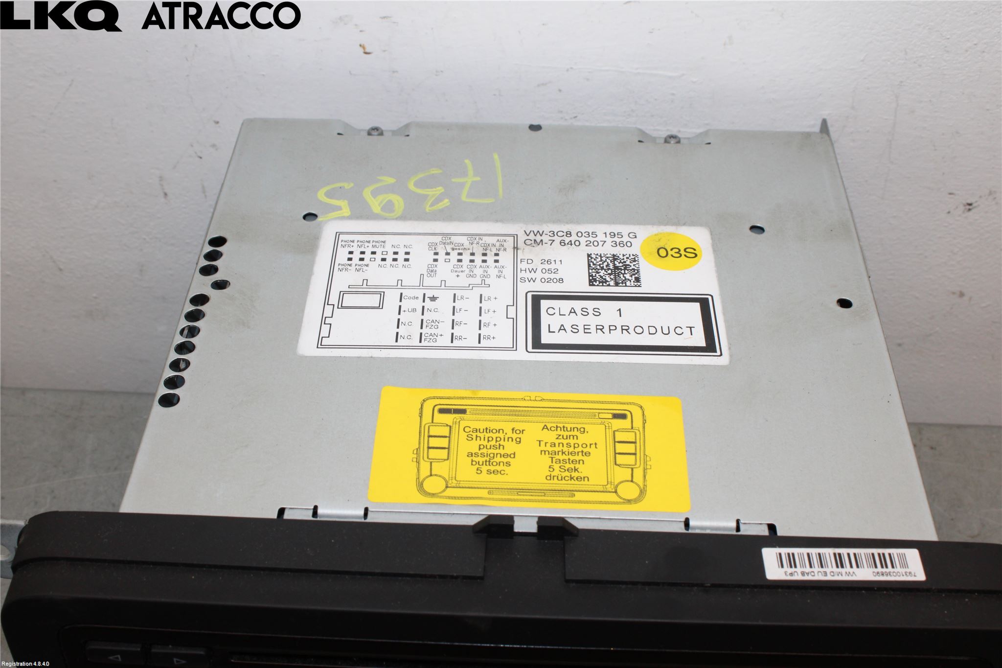Volkswagen VW JETTA VI 11- Cd Radio - Multimediapanel