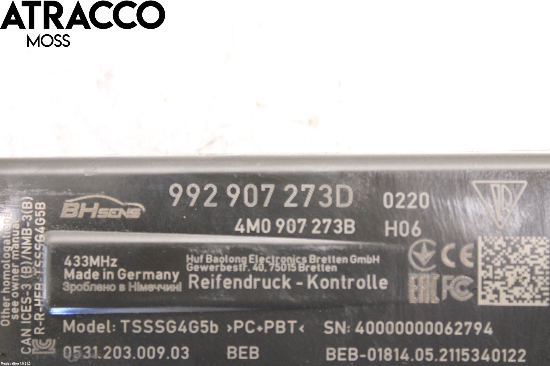 Porsche TAYCAN 20- Styrenhet Övrigt