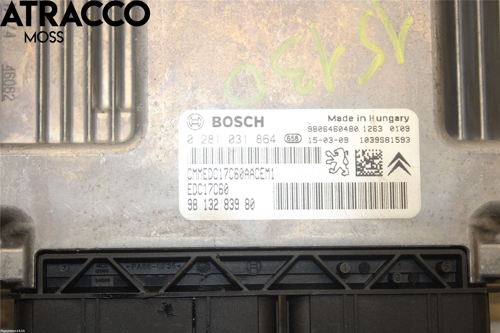 Peugeot 3008 09-16 Styrenhet Insprut Bensin