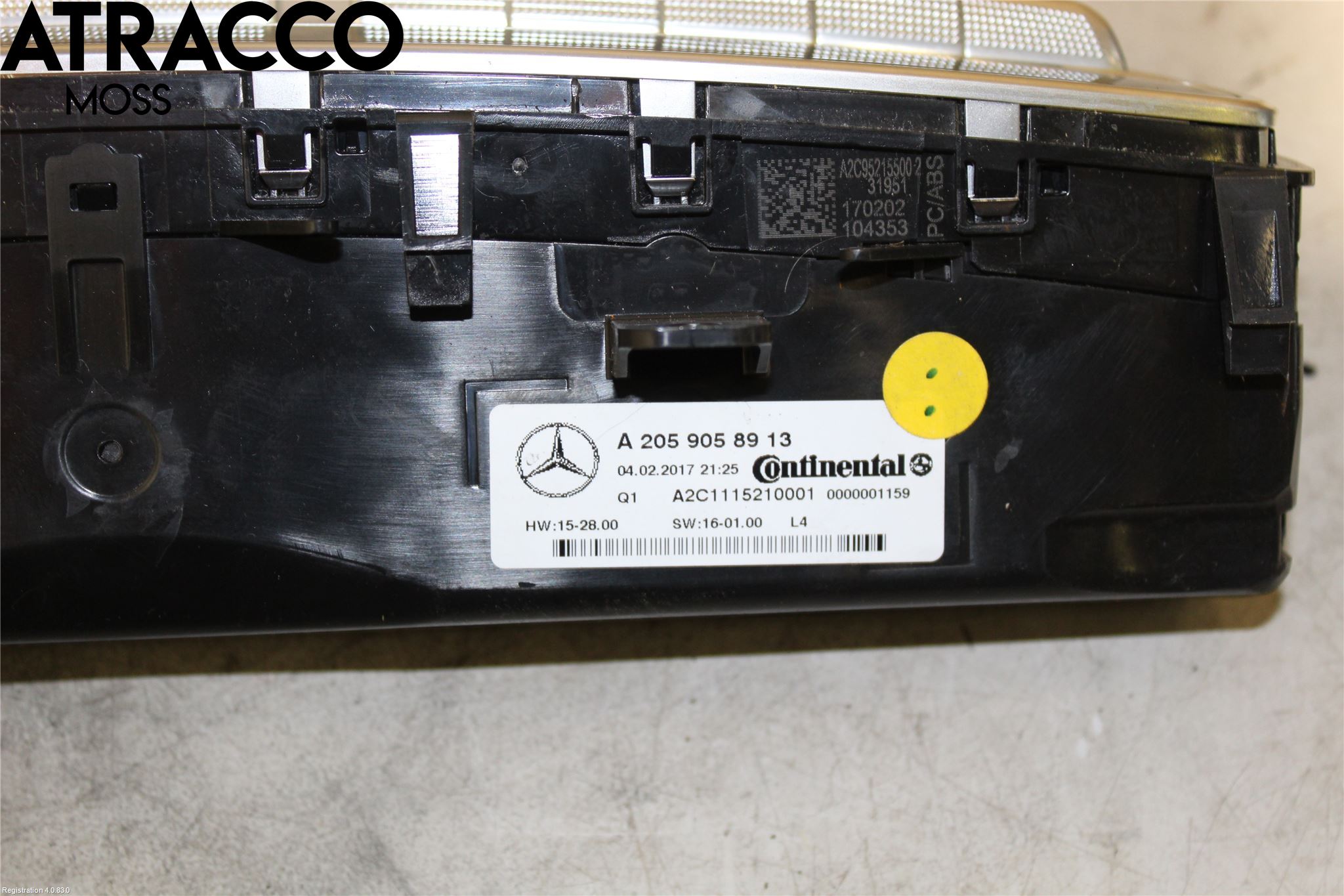 Mercedes-Benz MB C-KLASS (W205) 14-21 Ac Styrenhet Ac Manöveren