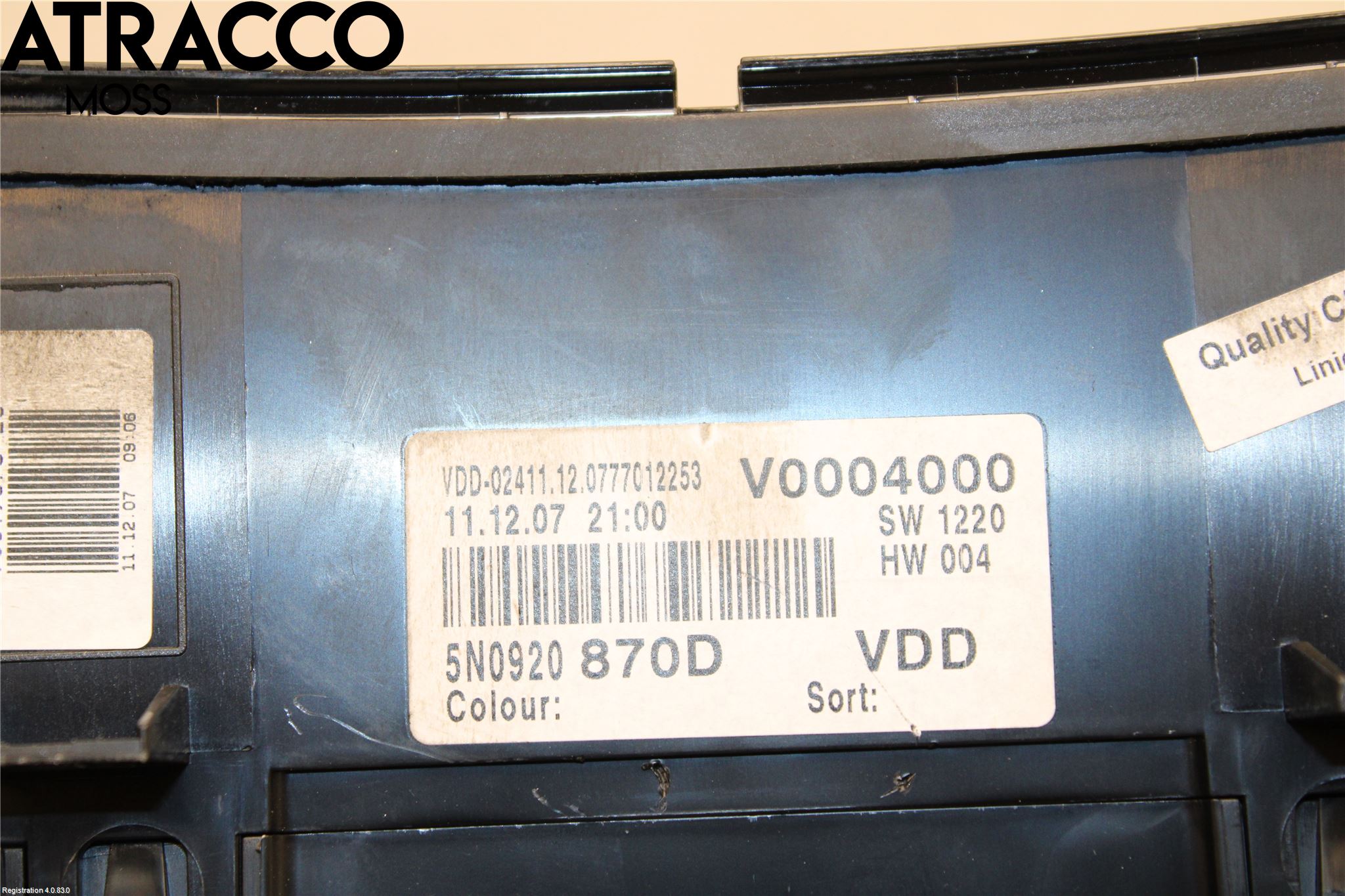 Volkswagen VW TIGUAN 07-16 Instrument Komb