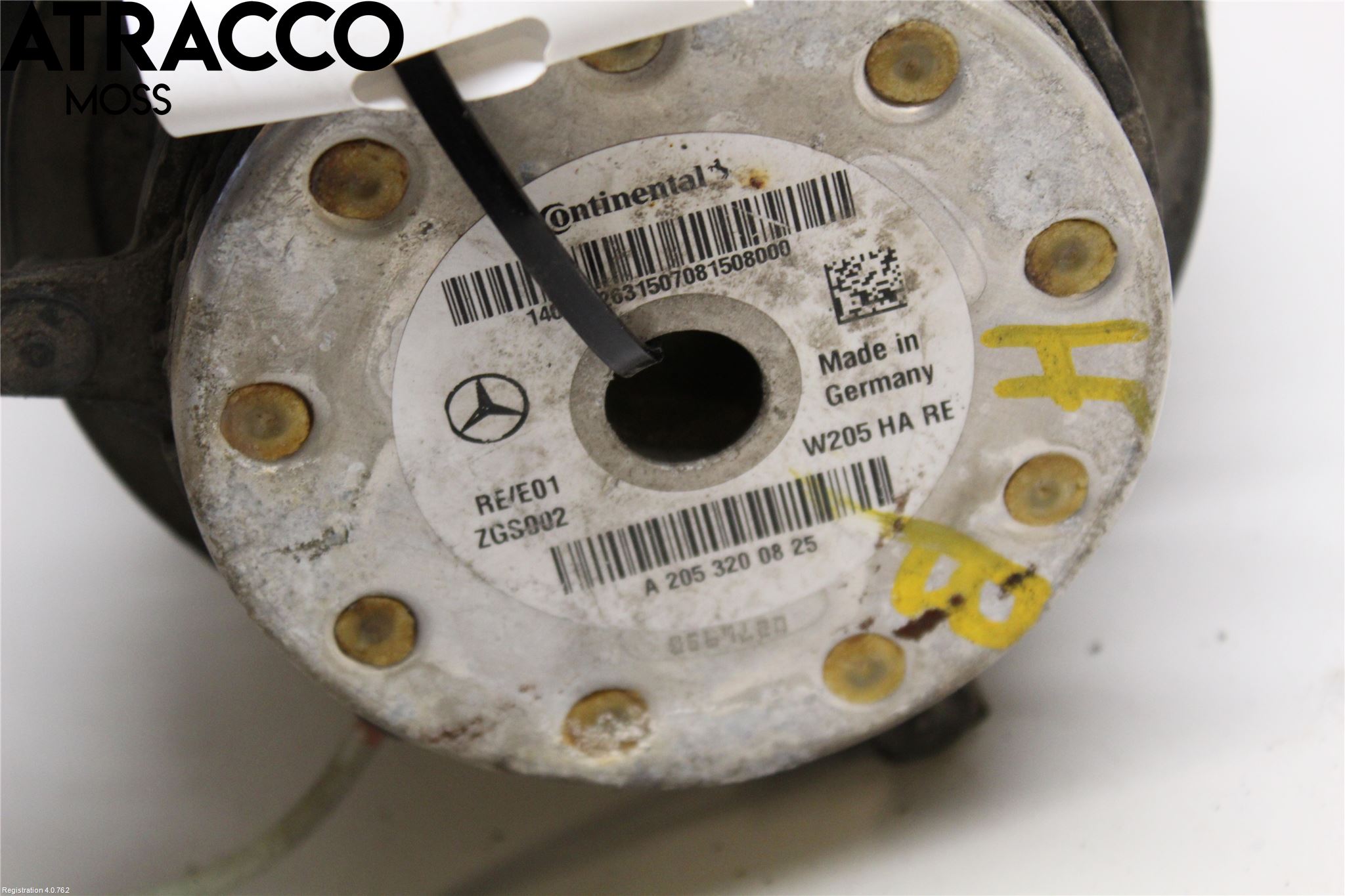 Mercedes-Benz MB C-KLASS (W205) 14-21 Nivå-Luftfjädring Bälg