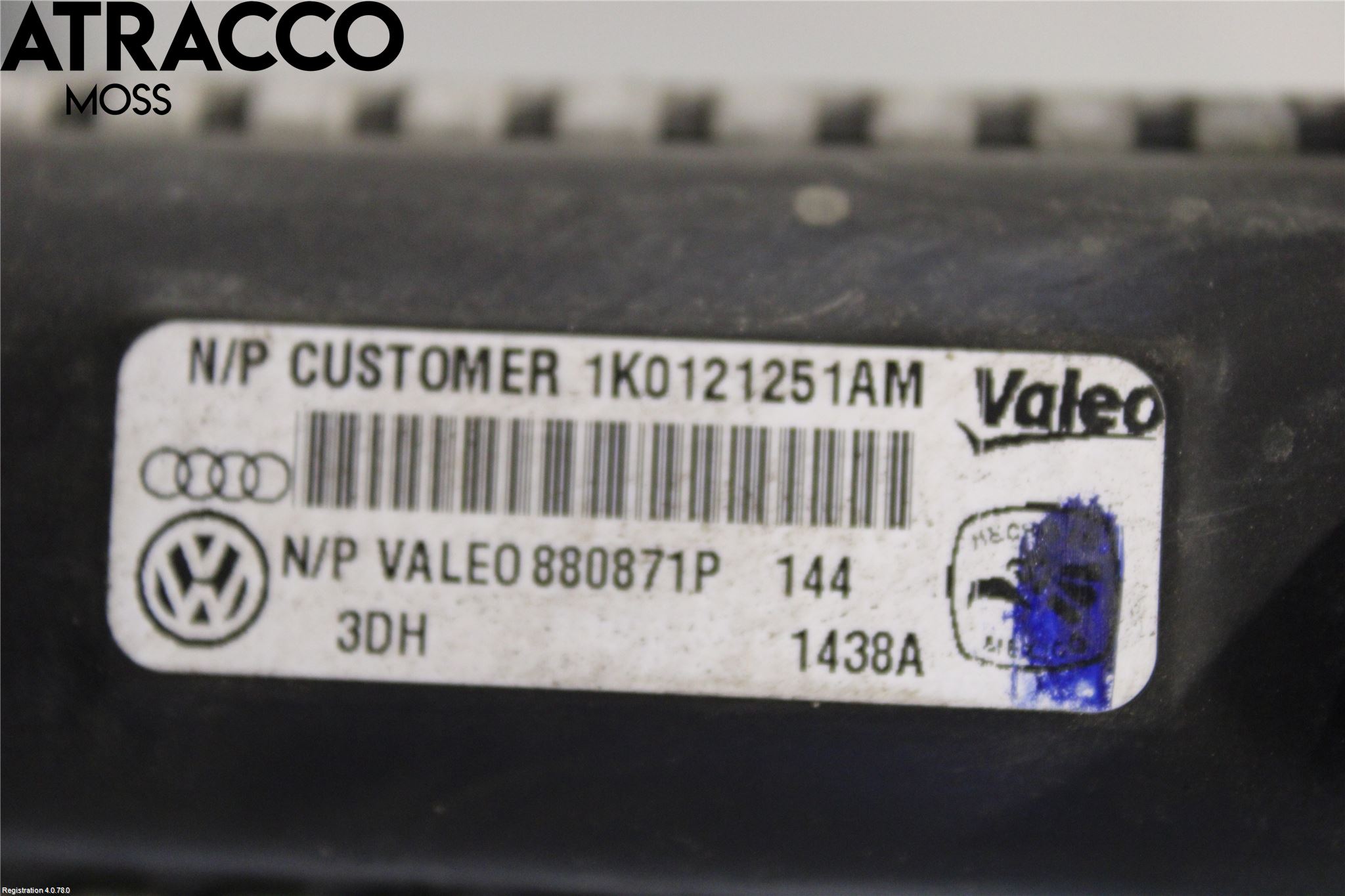 Volkswagen VW GOLF V 04-09 Kylare Man