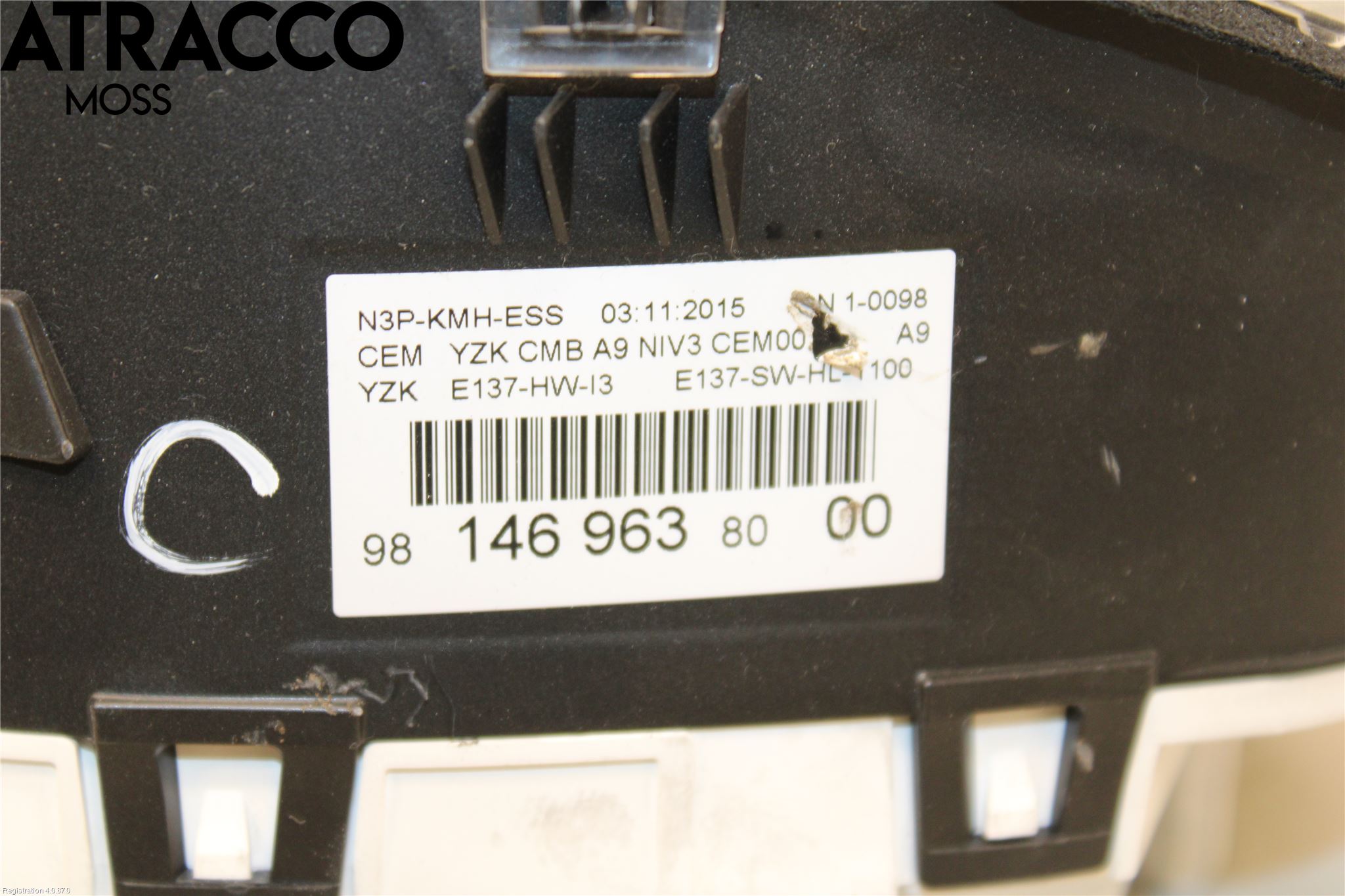 Peugeot 208 12-15 Instrument Komb