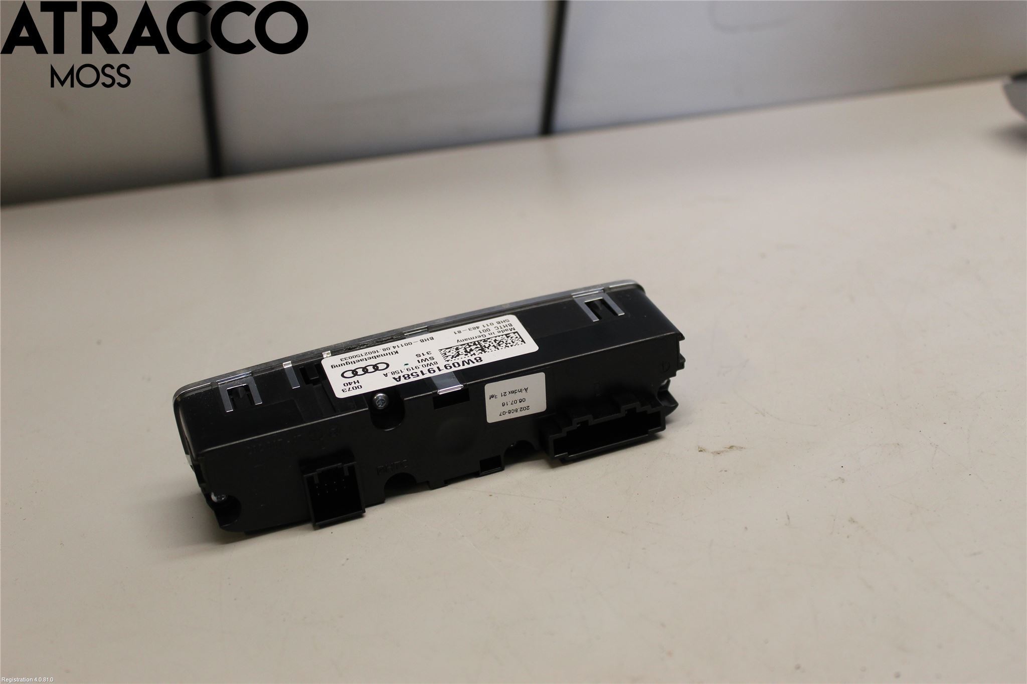 Audi A4/S4 B9 16-19 Ac Styrenhet Ac Manöveren