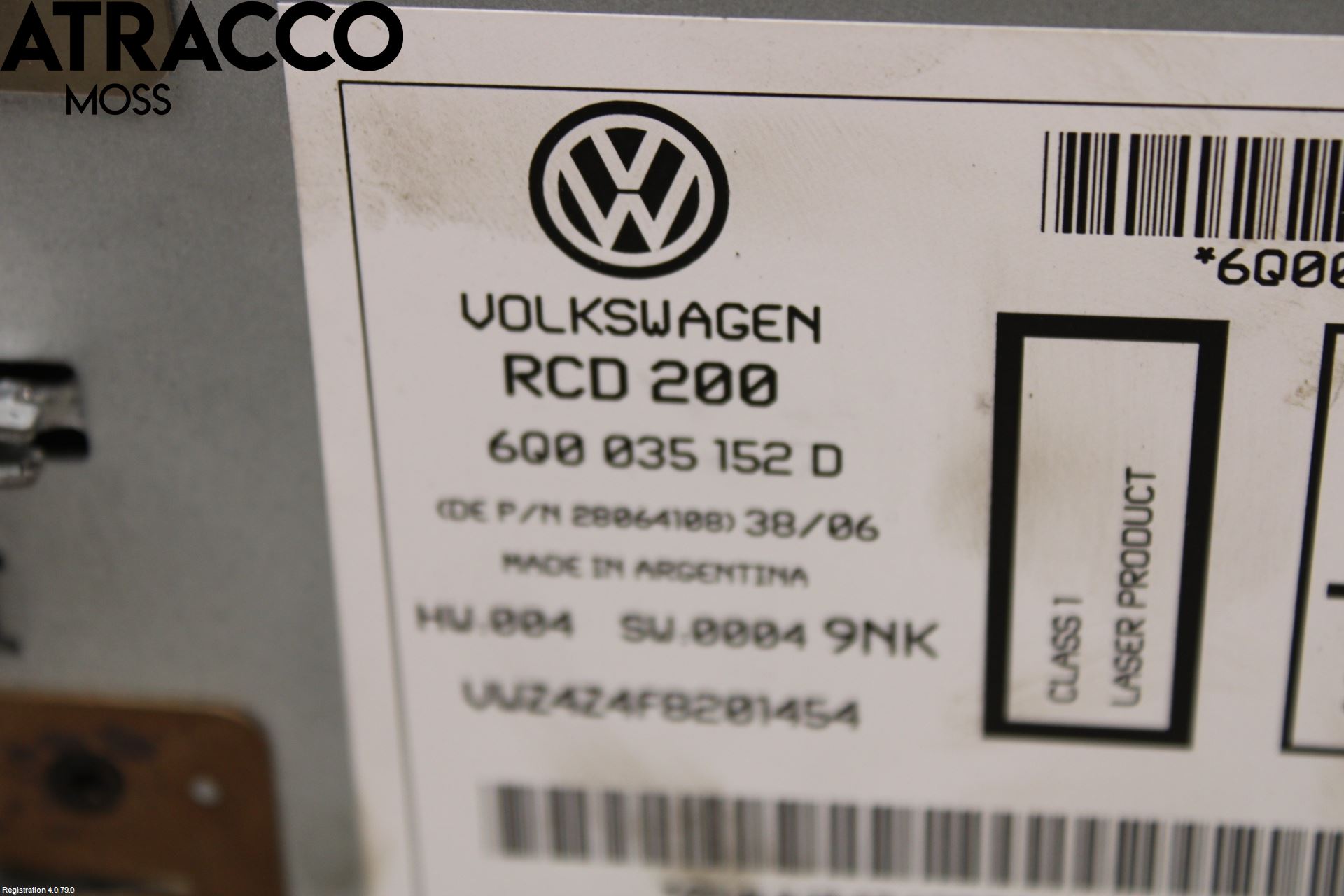 Volkswagen VW POLO 05-09 Cd Radio - Multimediapanel
