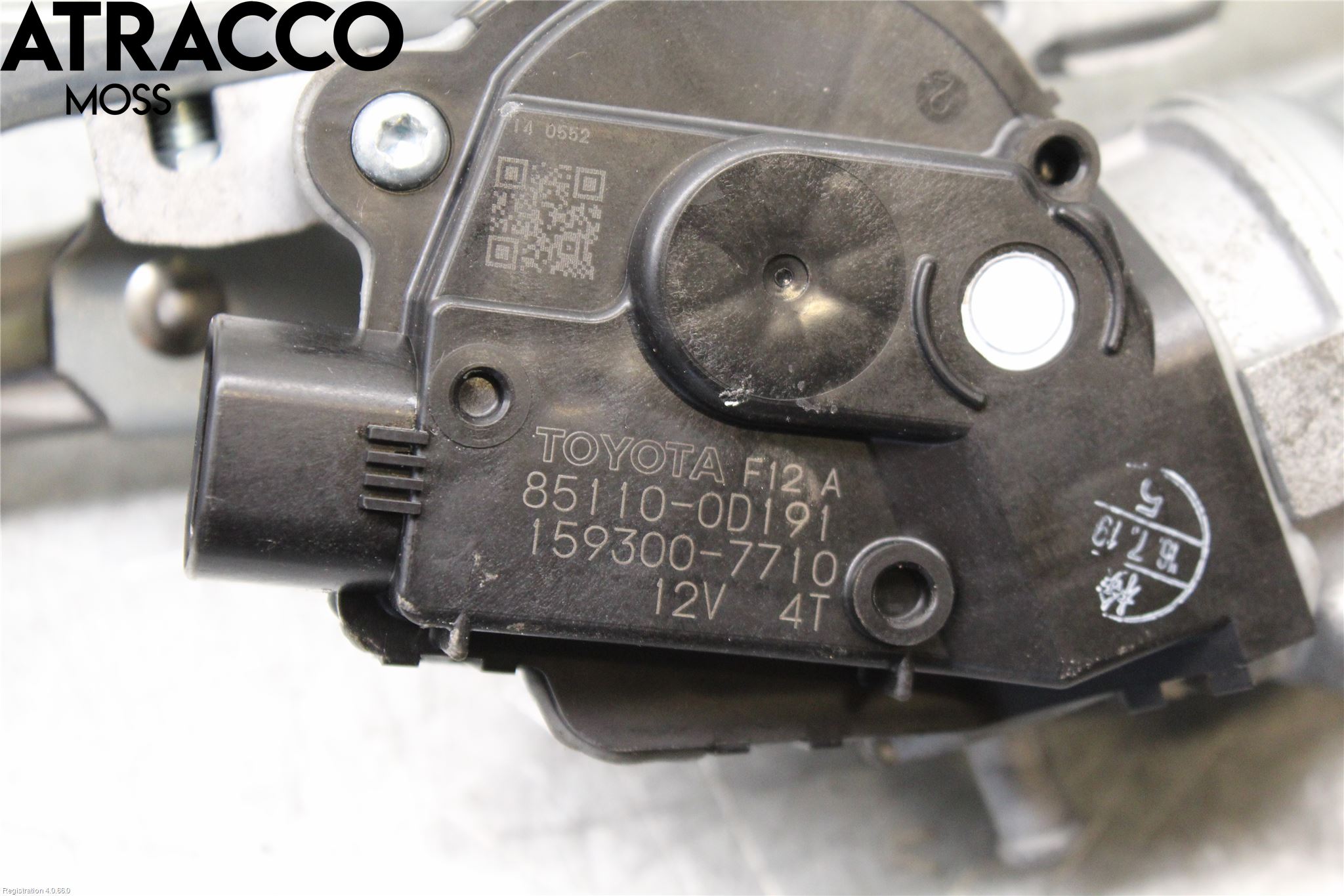Toyota YARIS XP130 15-20 Torkarmotor Vindruta