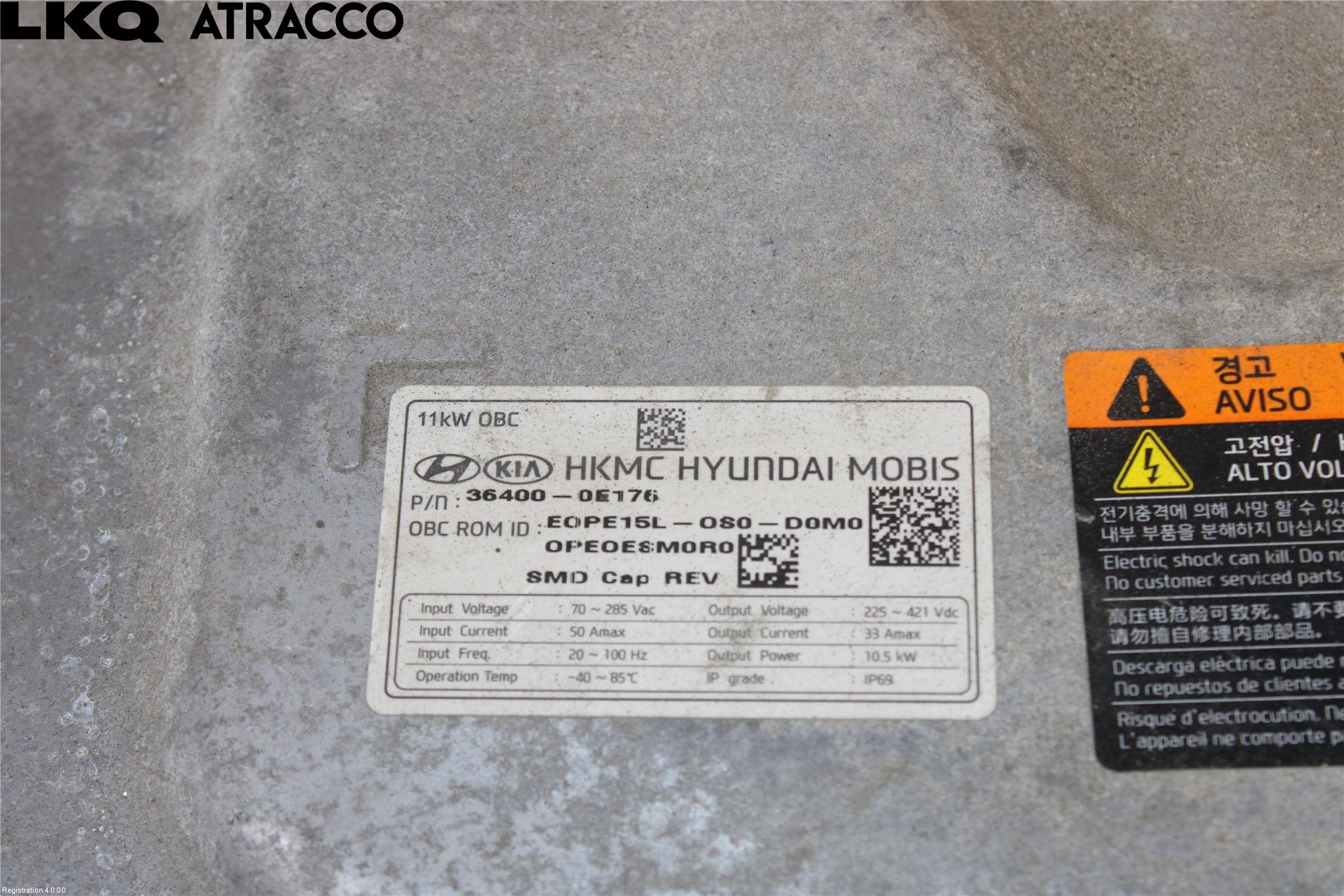 Hyundai KONA/ELECTRIC OS 18-23 Dc-Cd Omvandlare Hybrid