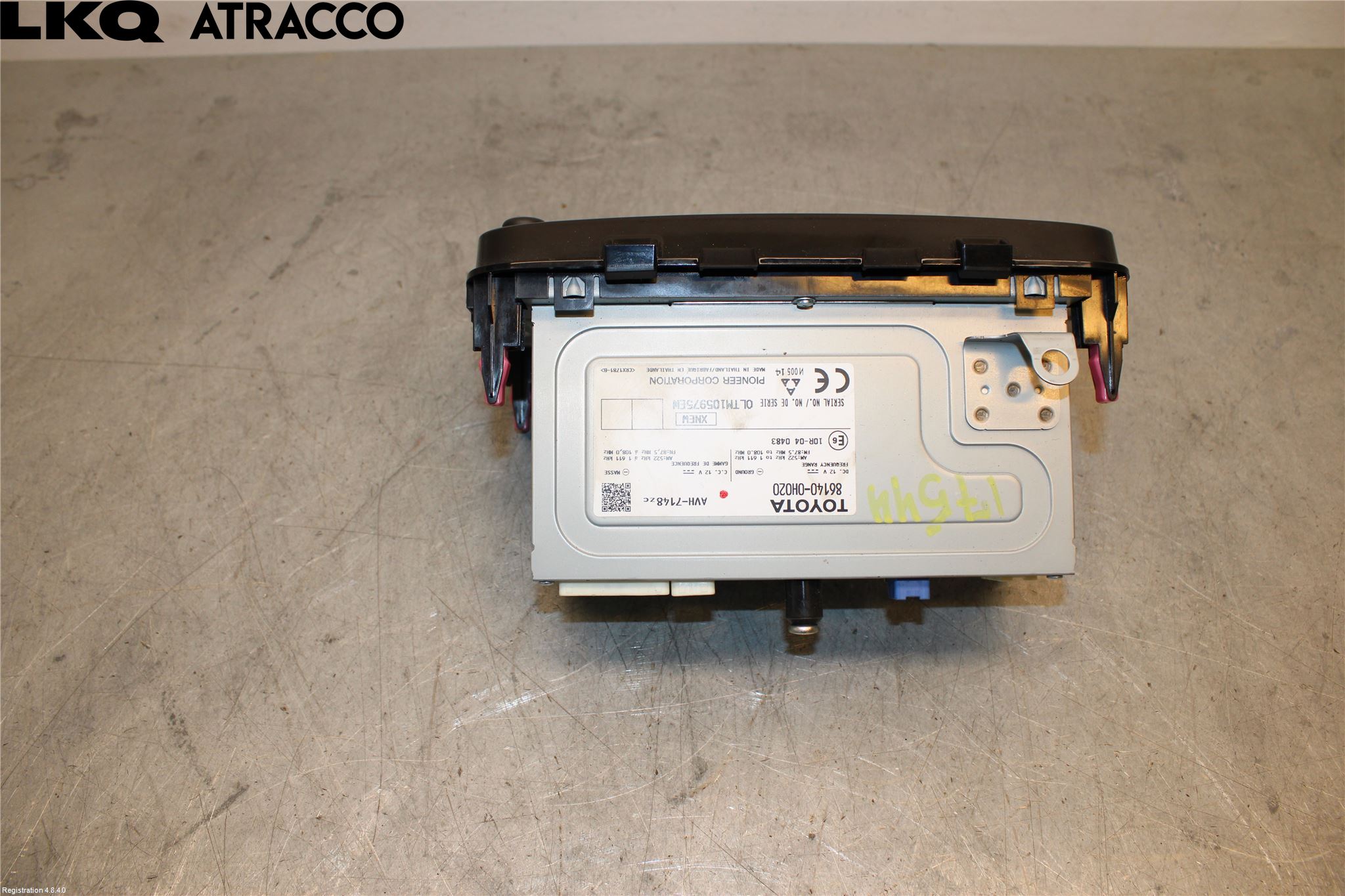 Toyota AYGO 15-21 Multifunktionsdisplay