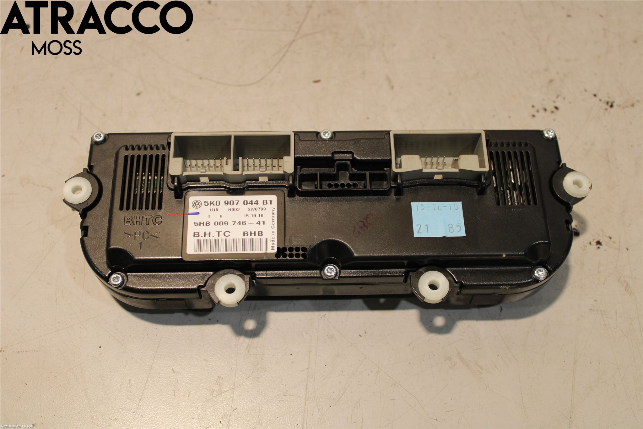 Volkswagen VW GOLF VI 09-13 Ac Styrenhet Ac Manöveren