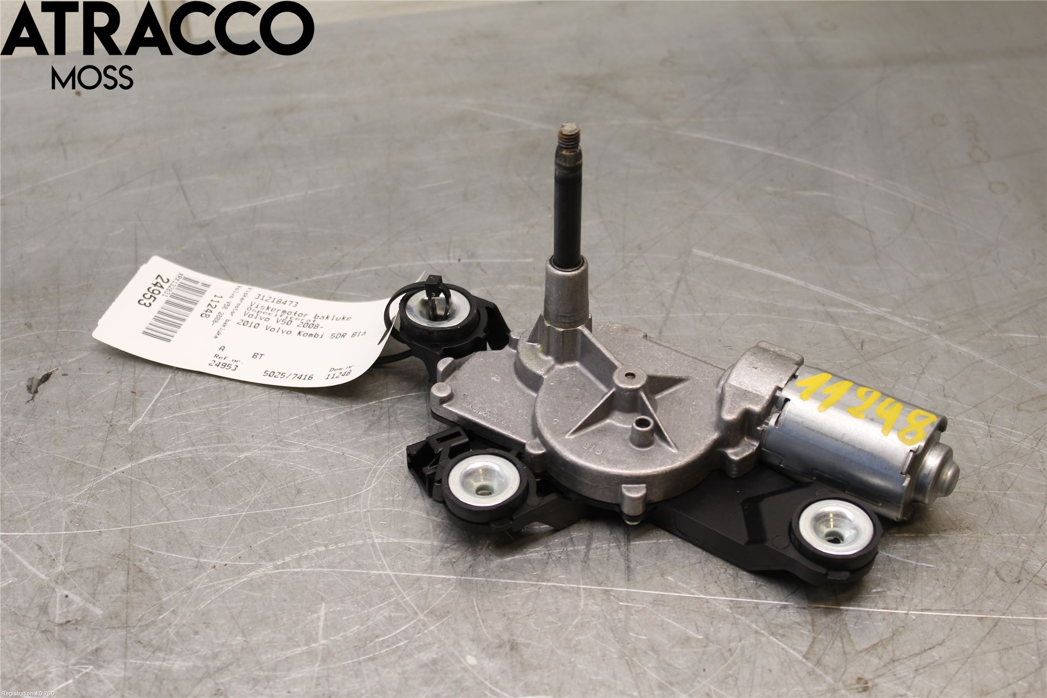 Volvo V50 08-12 Torkarmotor Baklucka