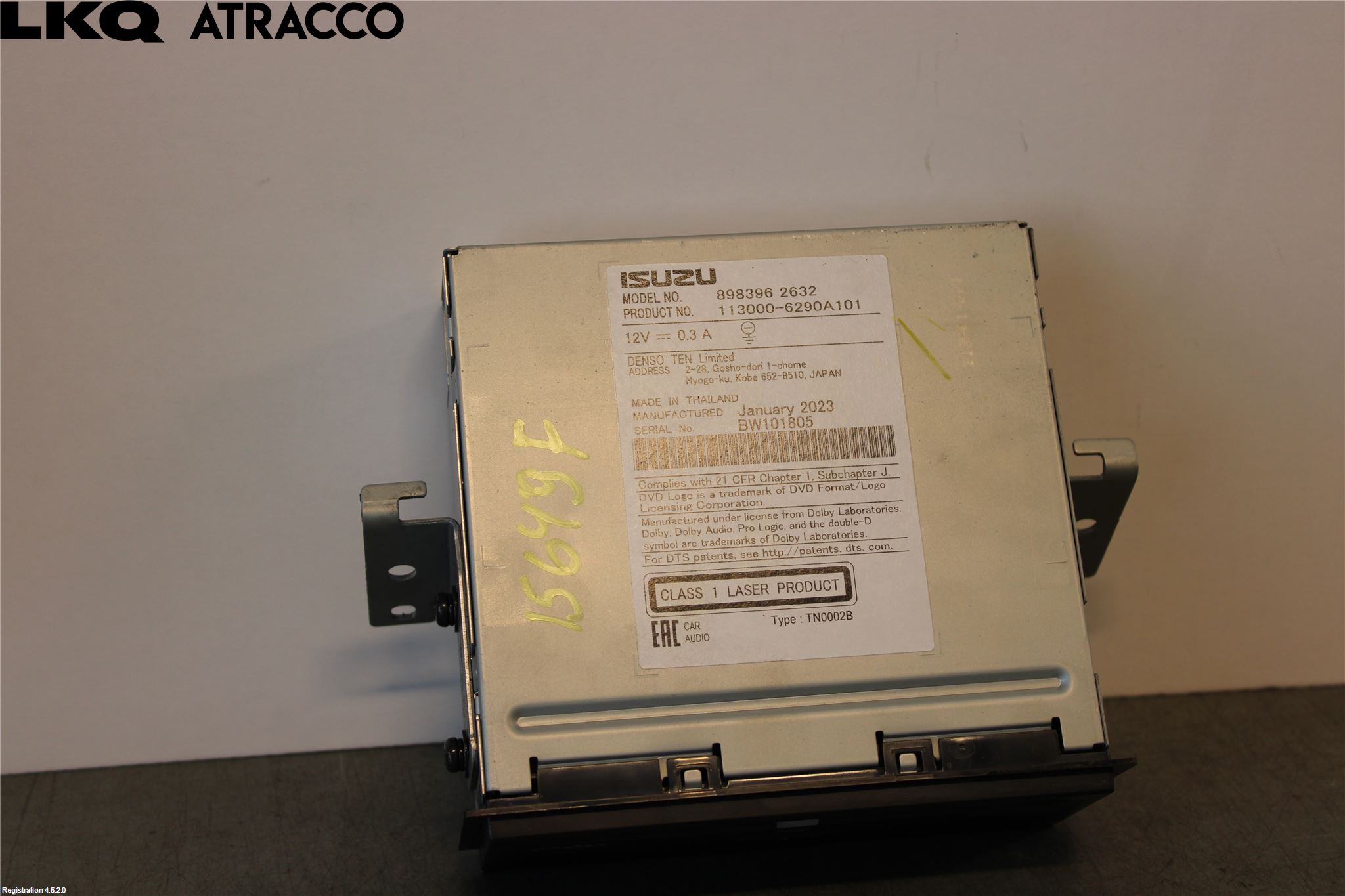 Isuzu D-MAX Dvd