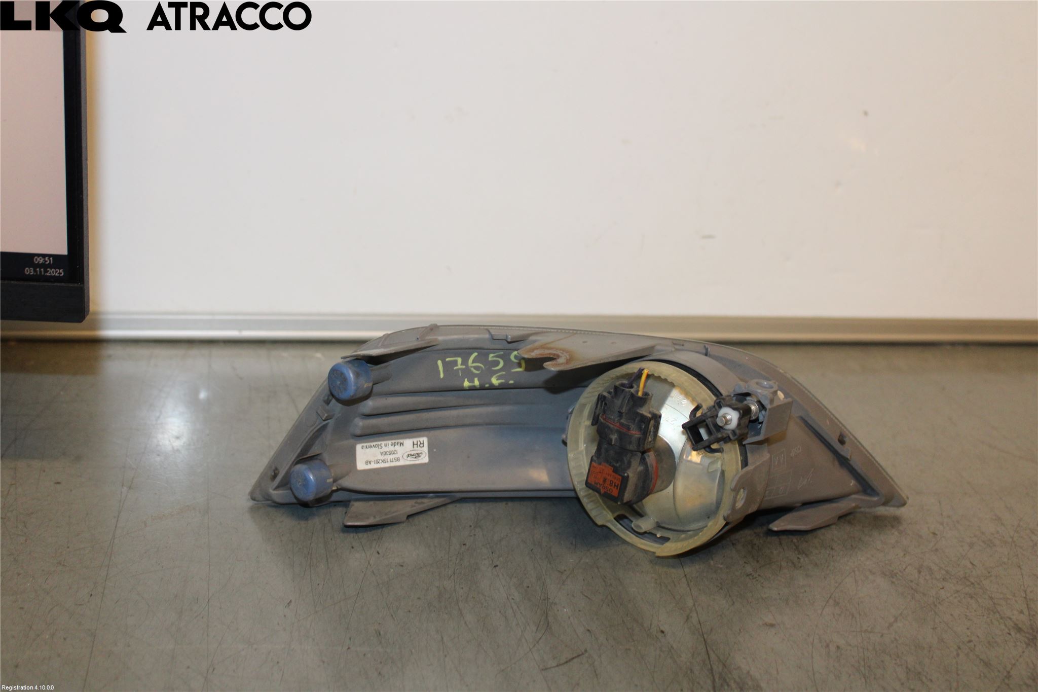 Ford MONDEO 07-15 Dimljus-Varselljus Fram