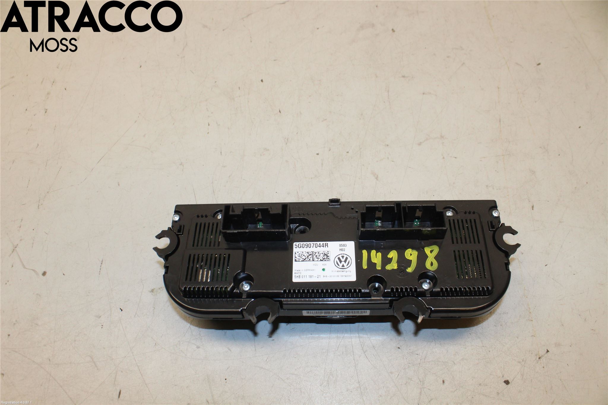 Volkswagen VW GOLF / E-GOLF VII 13-20 Ac Styrenhet Ac Manöveren