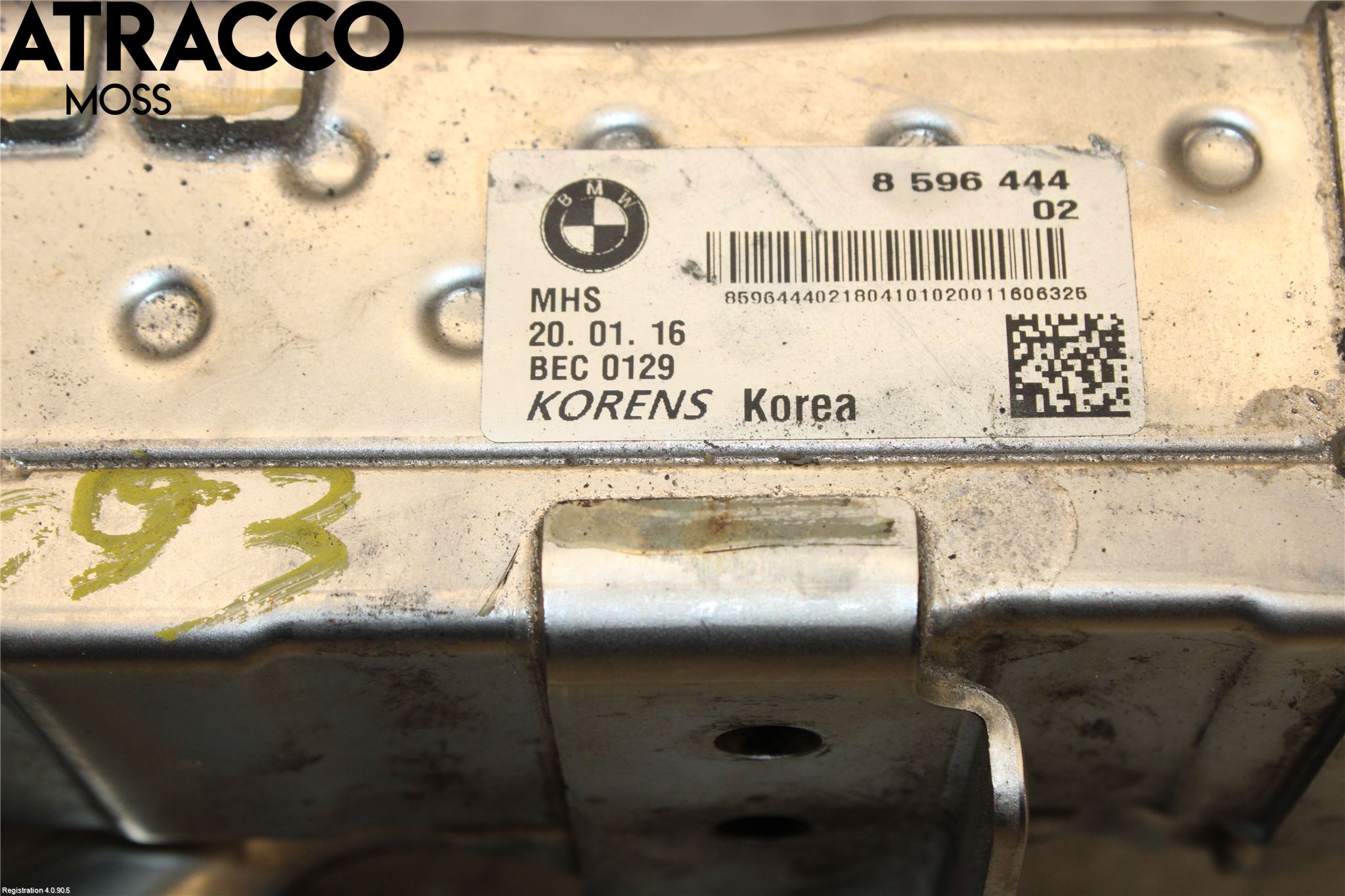 BMW 3 F30/F31/F80 12-19 Avgaskylare