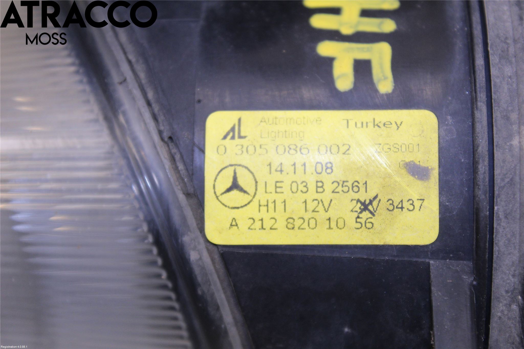 Mercedes-Benz MB E-KLASS (W212) 09-16 Dimljus-Varselljus Fram