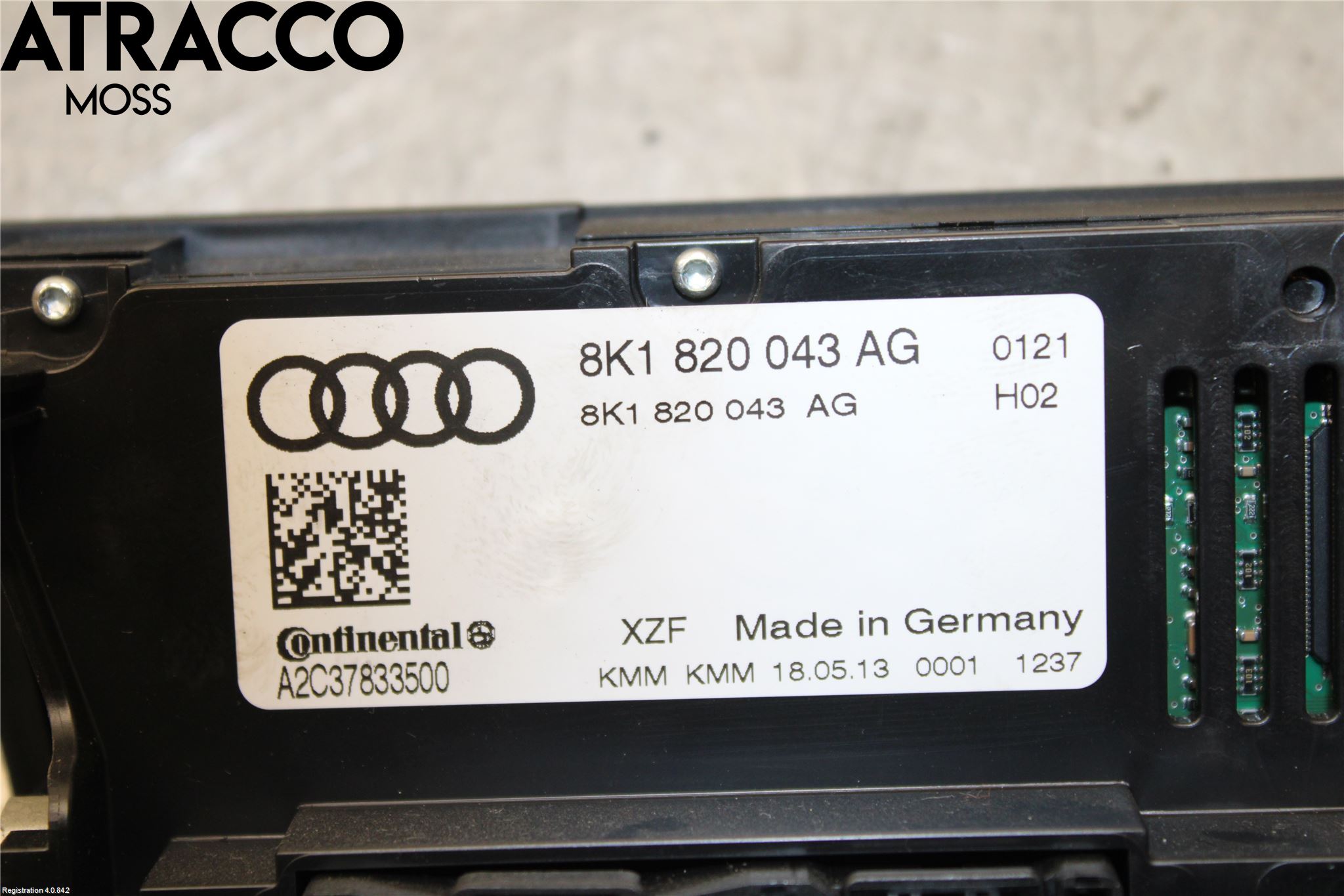 Audi A4 12-15 Ac Styrenhet Ac Manöveren