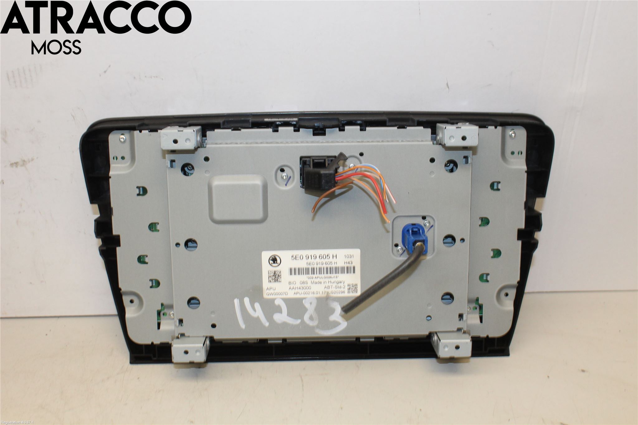 Skoda ROOMSTER Multifunktionsdisplay