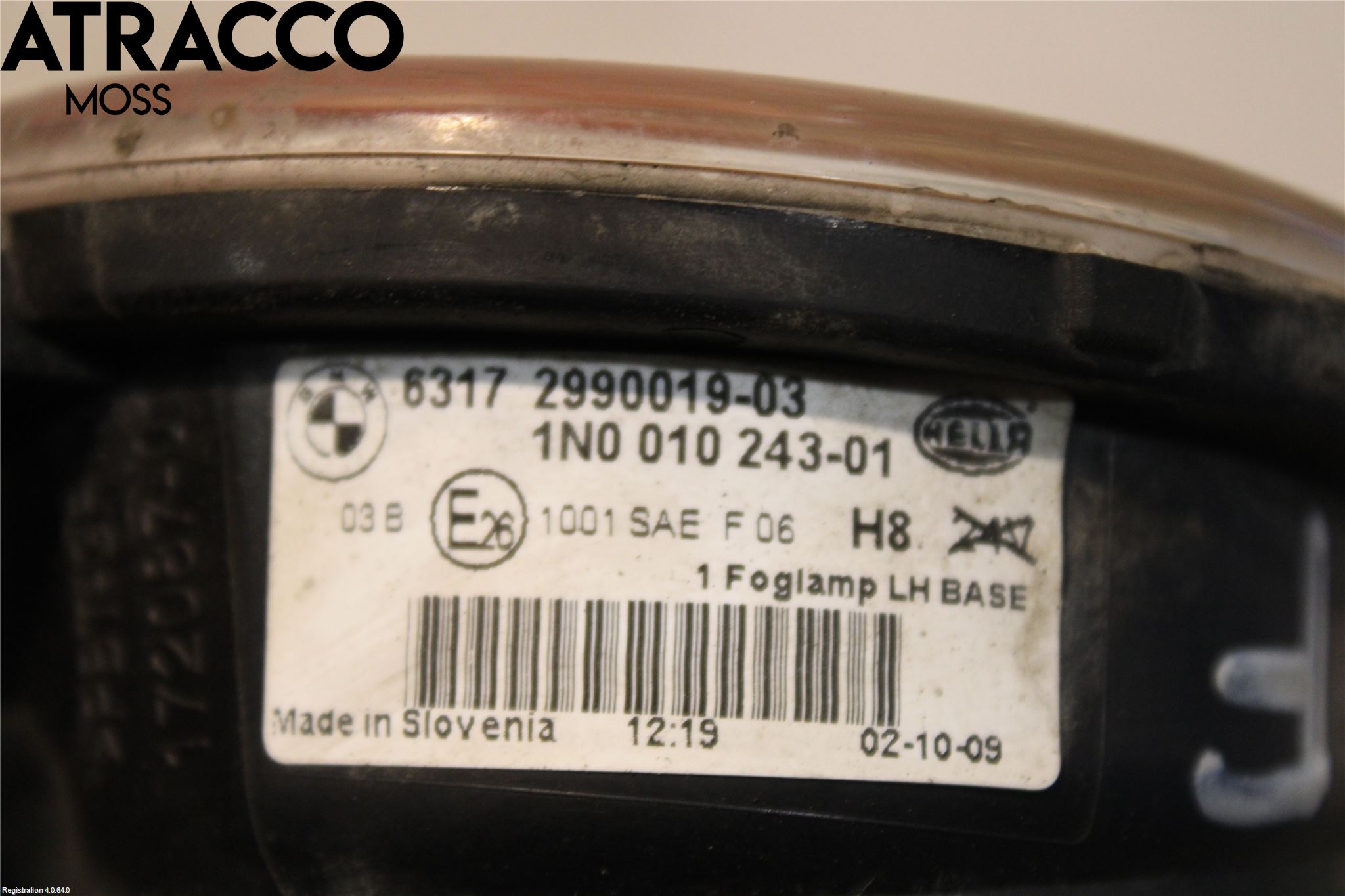 BMW X1 E84 10-15 Dimljus-Varselljus Fram