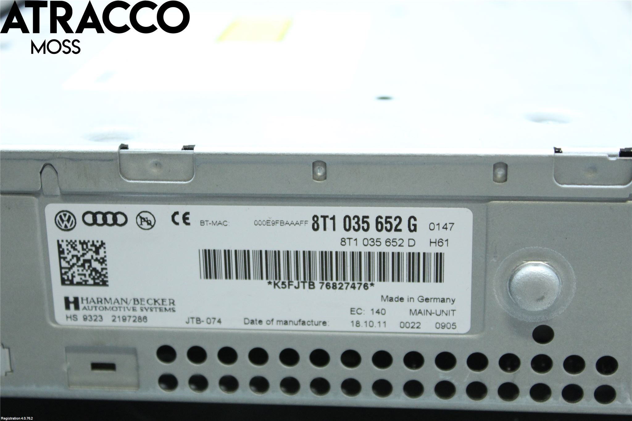 Audi A4/S4 08-11 Cd Radio - Multimediapanel