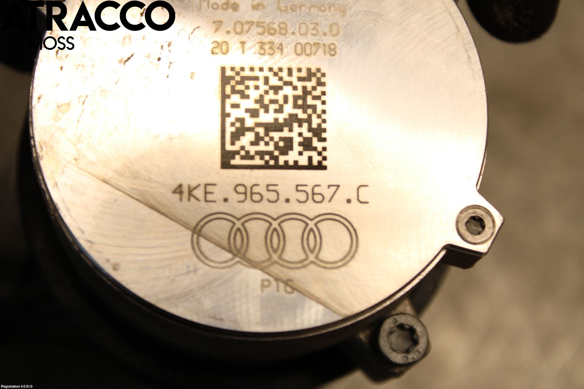 Audi E-TRON, S GE 19- Vattenpump
