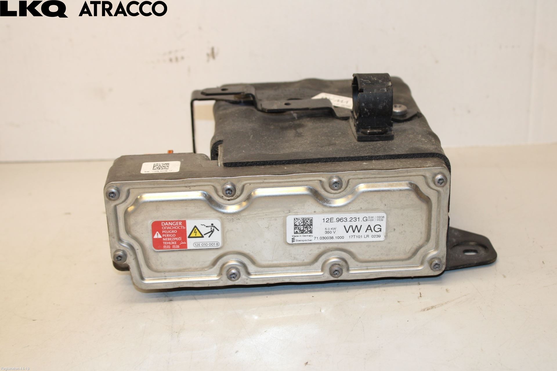 Volkswagen VW GOLF / E-GOLF VII 13-20 Motorvärmare El-Sats Komp