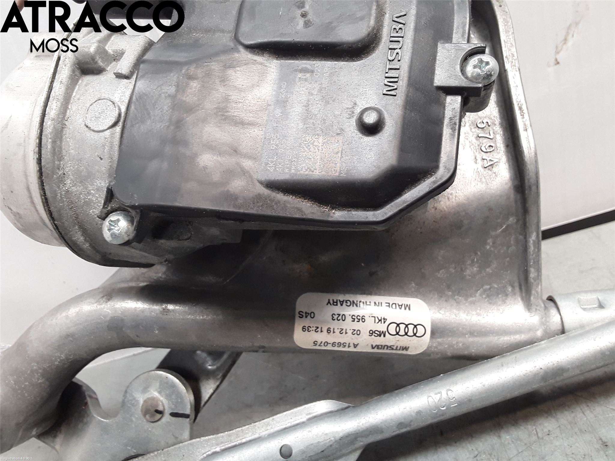 Audi E-TRON, S GE 19- Torkarmotor Vindruta