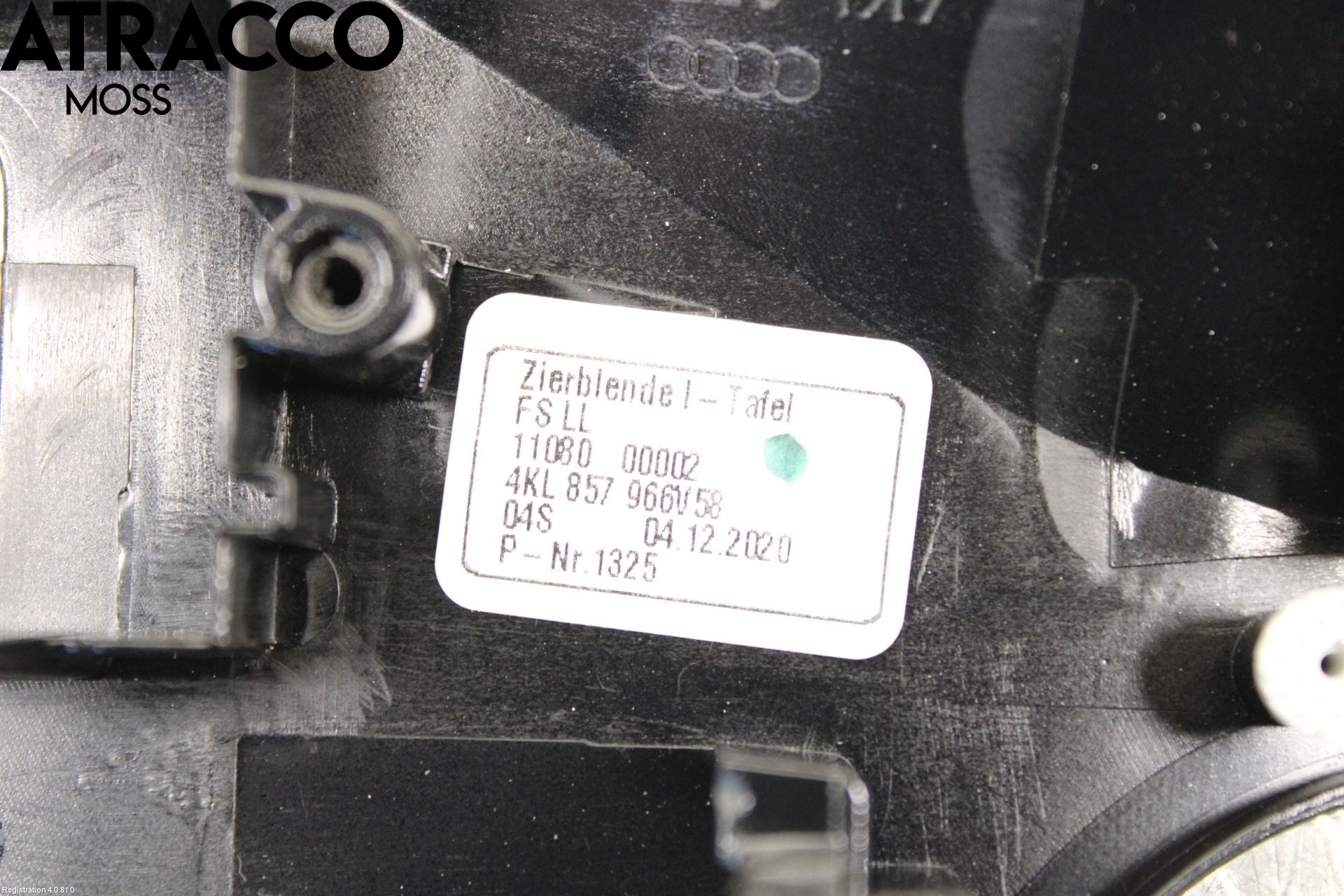 Audi E-TRON, S GE 19- Instrumentbräda Inlägg-Dekorlist