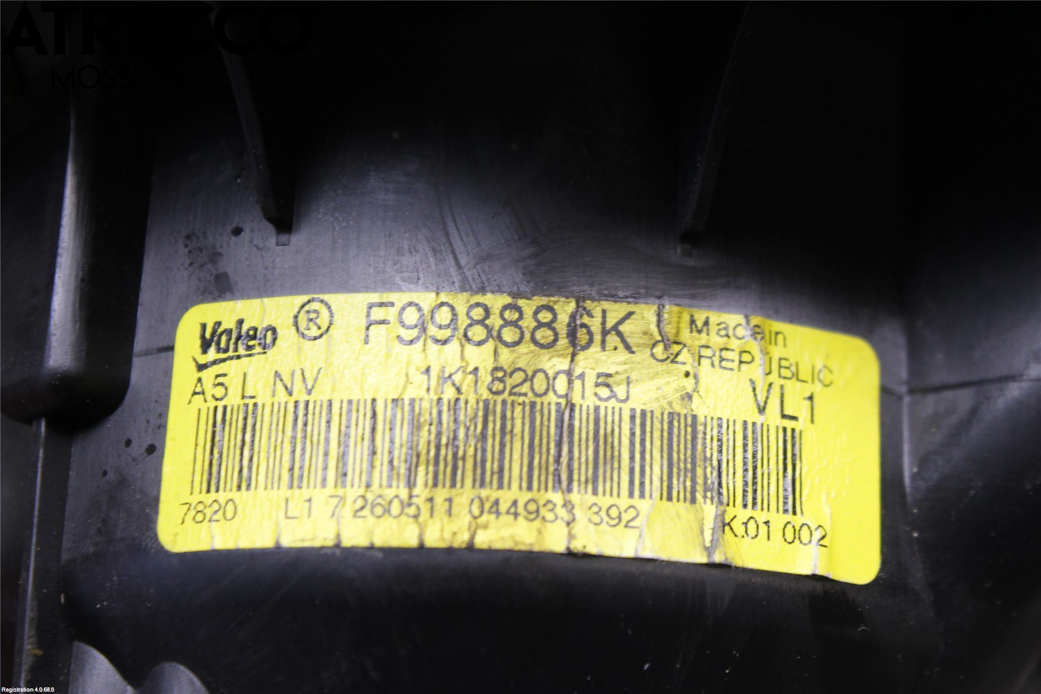 Volkswagen VW GOLF VI 09-13 Ac Värmefläkt