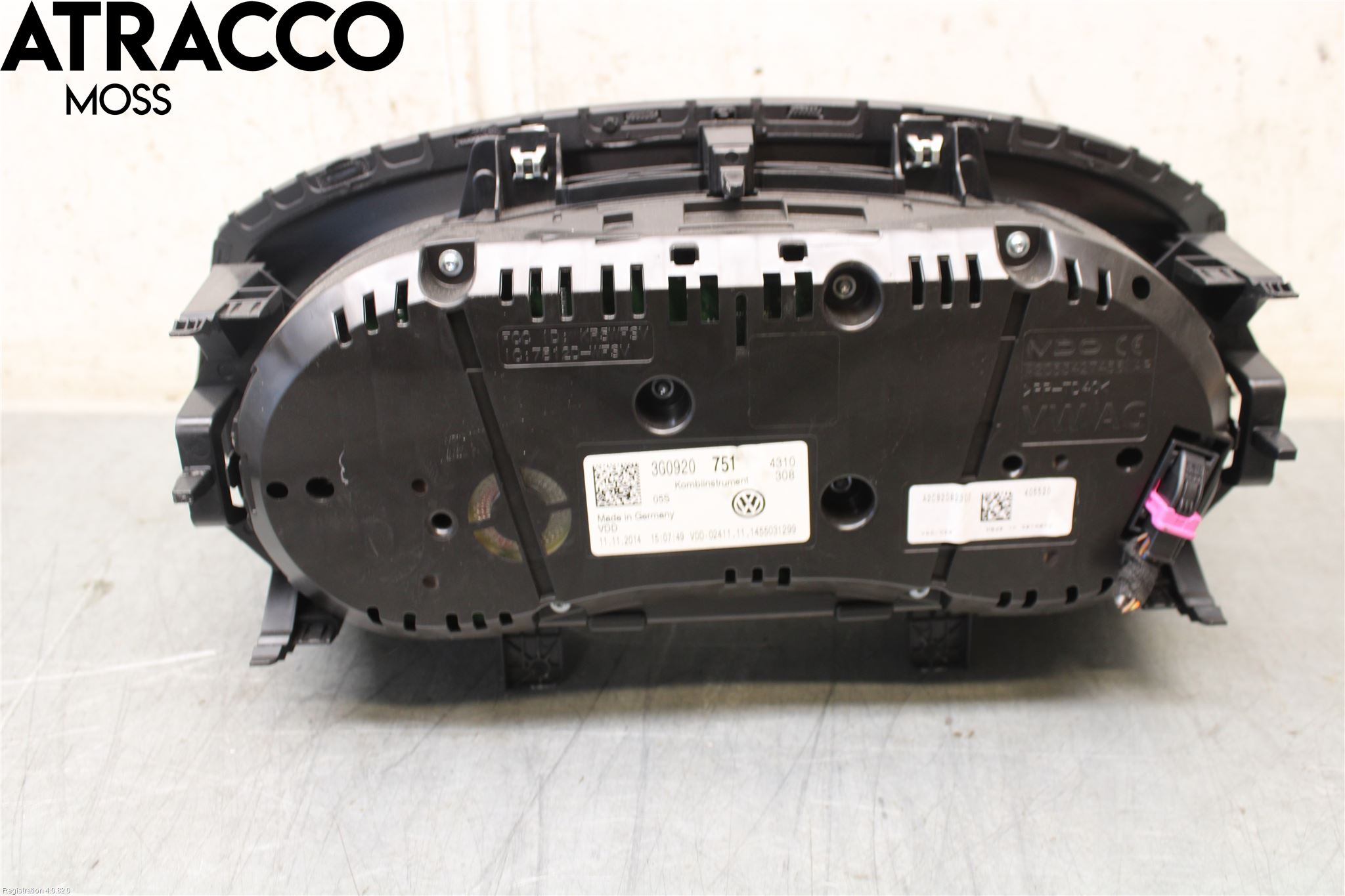 Volkswagen VW PASSAT 15-19 Instrument Komb