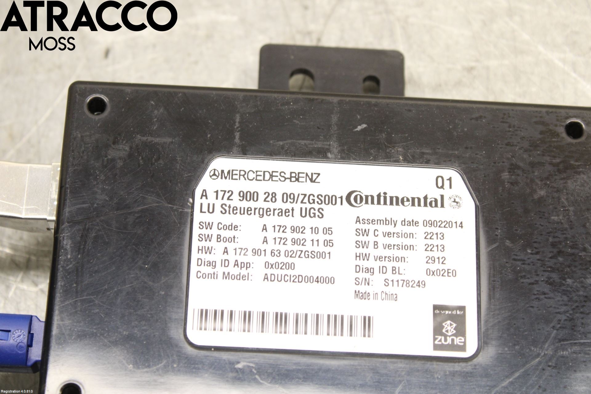 Mercedes-Benz MB A-KLASS (W176) 13-18 Styrenhet Övrigt