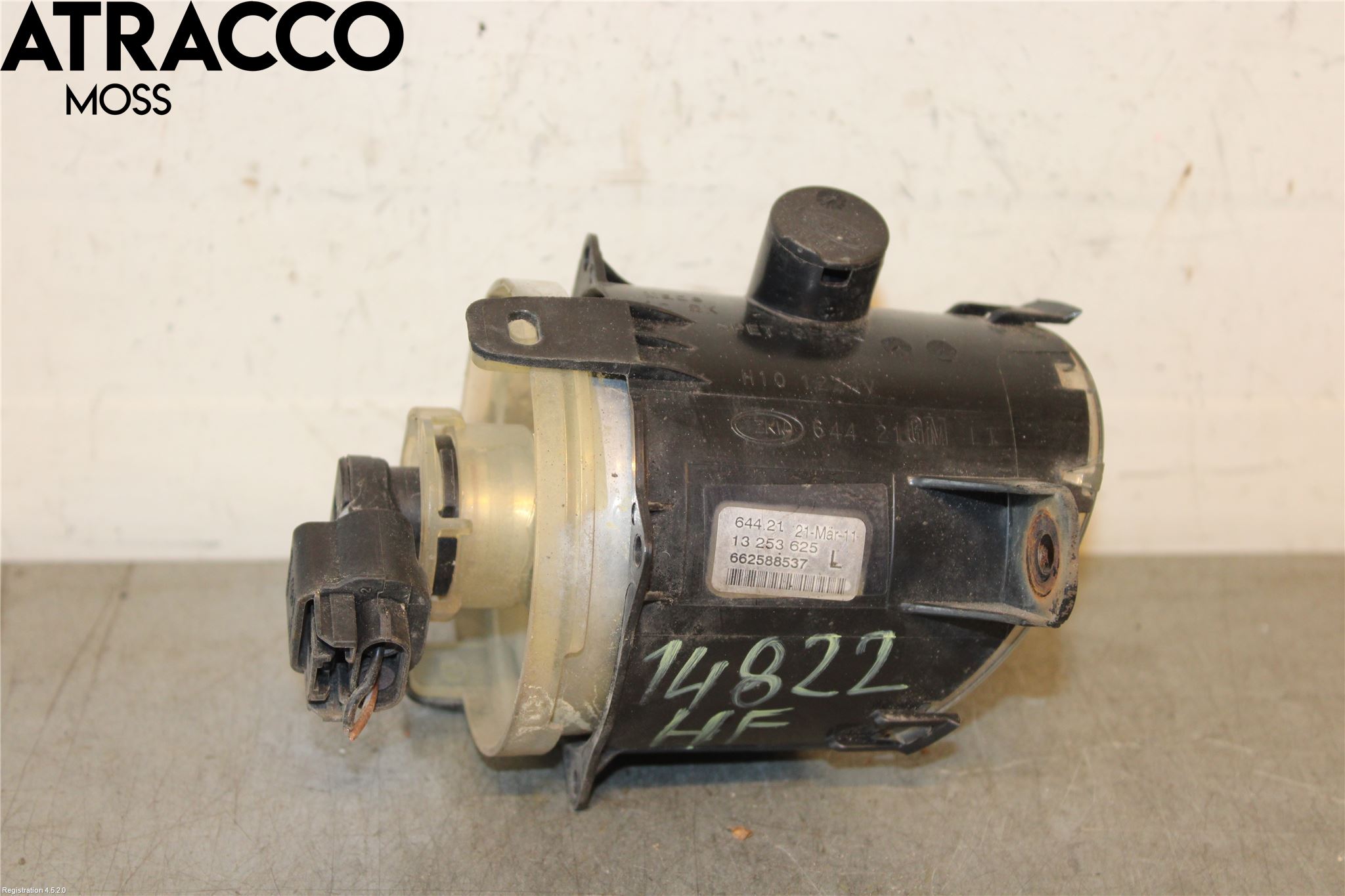 Opel MERIVA B 10-17 Dimljus-Varselljus Fram