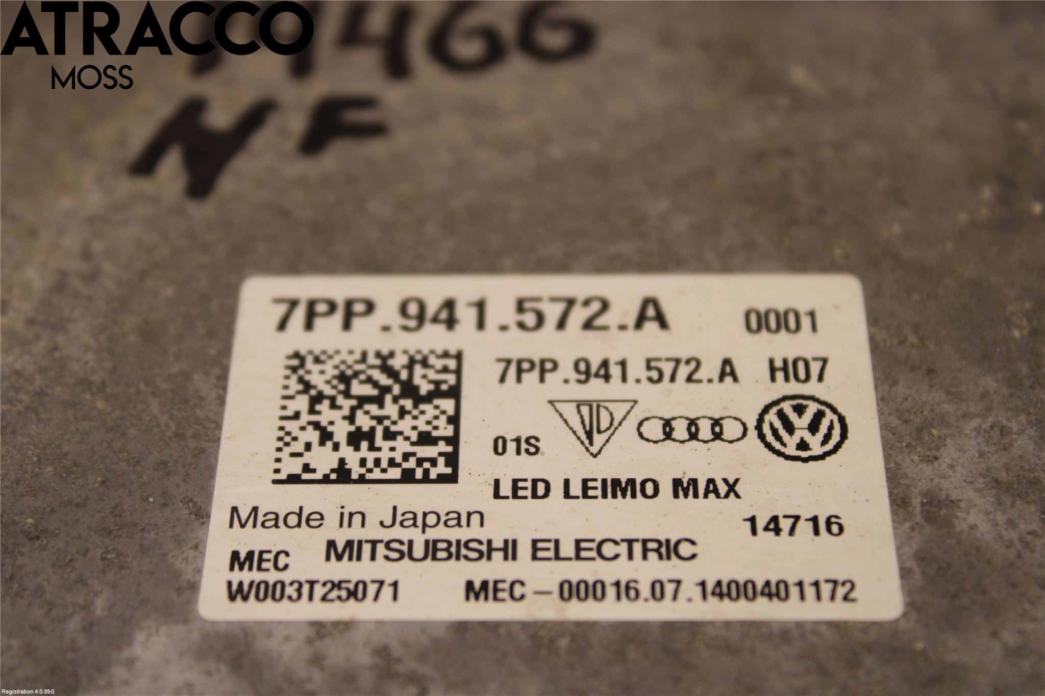Volkswagen VW PASSAT 15-19 Styrenhet Strålkastare