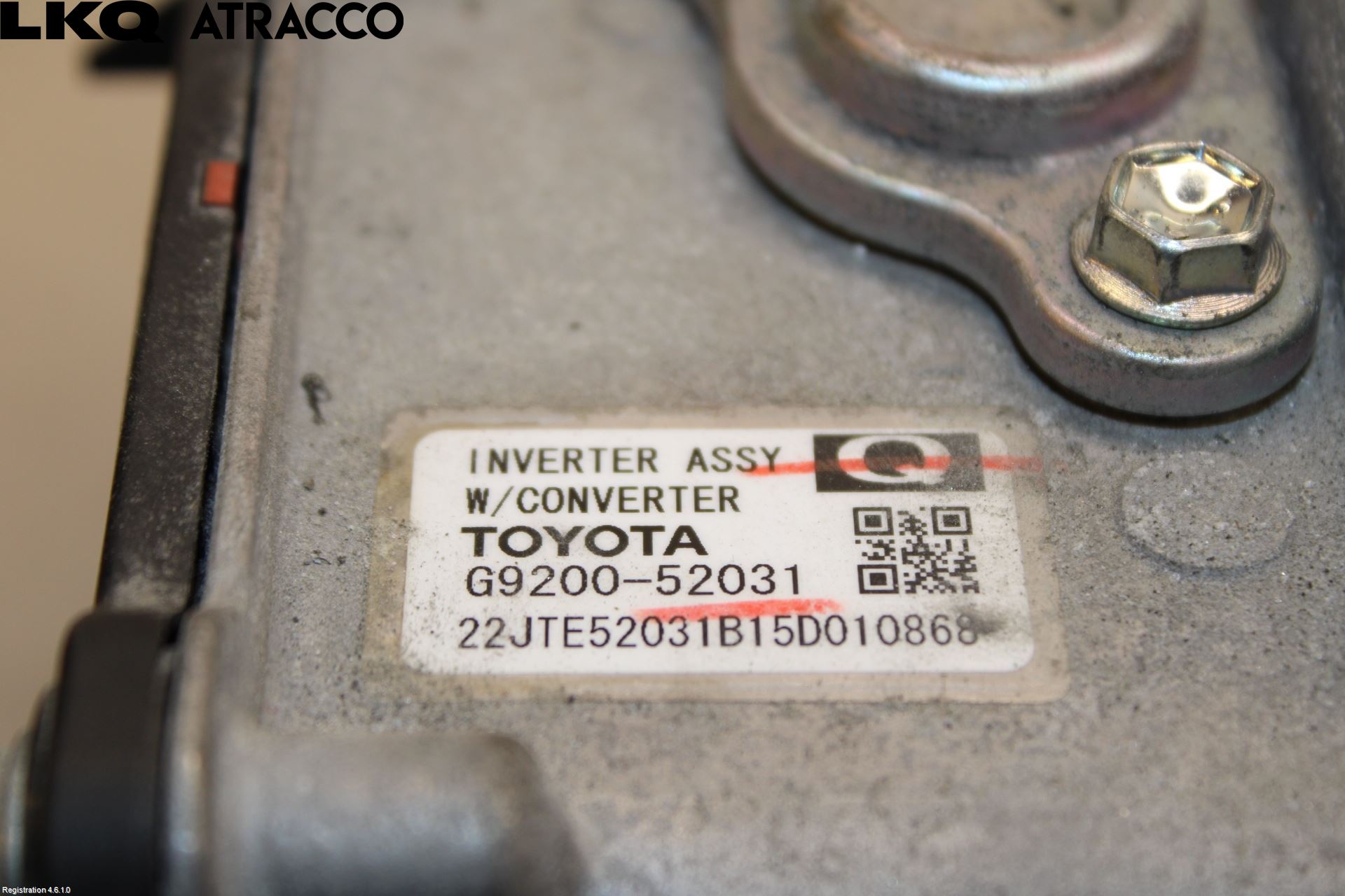 Toyota YARIS XP130 15-20 Inverter Hybrid