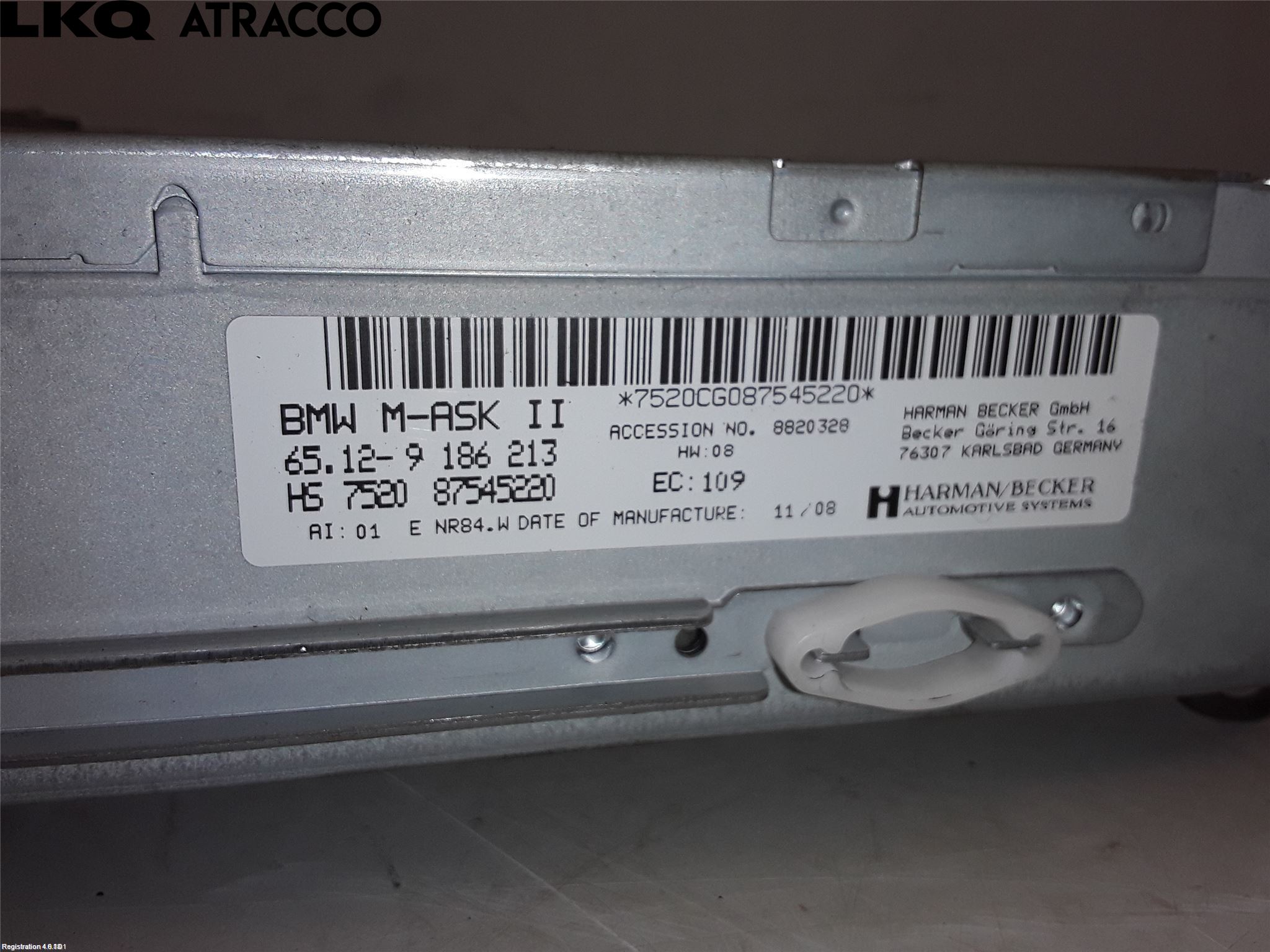 BMW 5 E60/61 Sed/Tou 02-10 Cd Radio - Multimediapanel