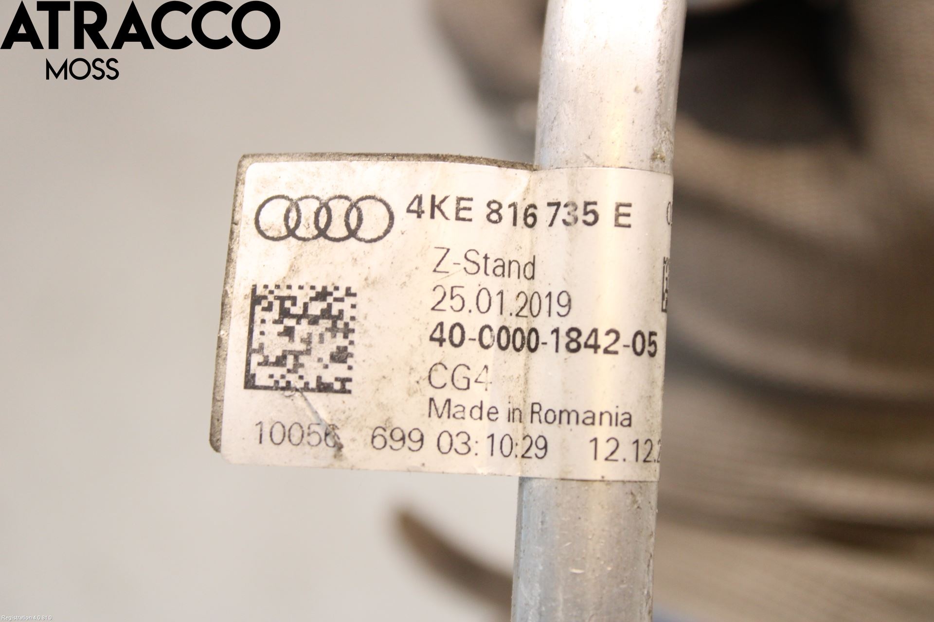 Audi E-TRON, S GE 19- Ac Slang-Rör