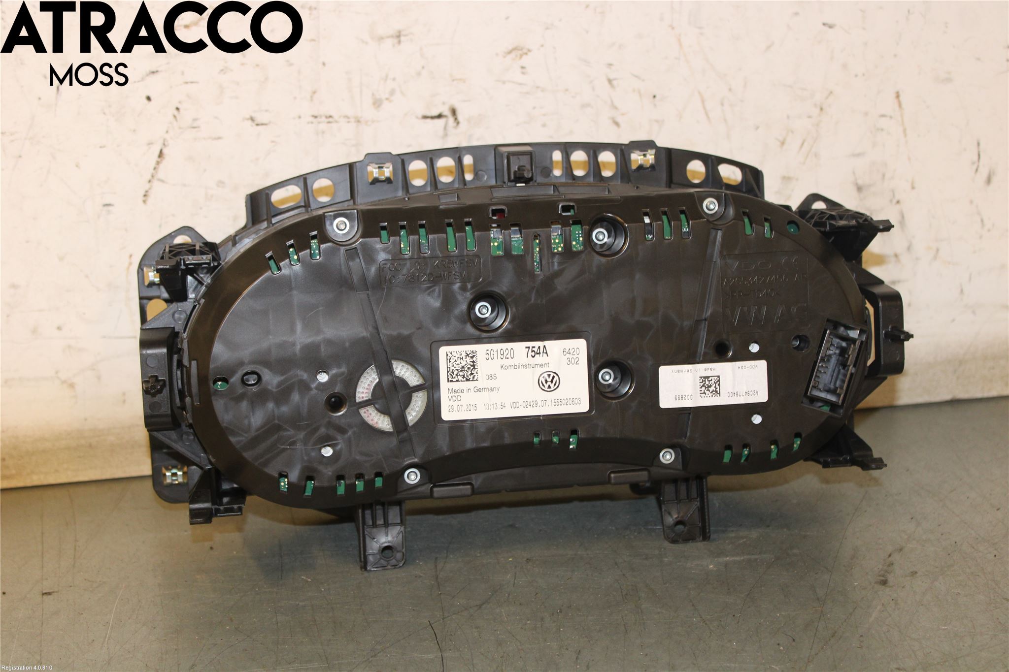 Volkswagen VW GOLF / E-GOLF VII 13-20 Instrument Komb