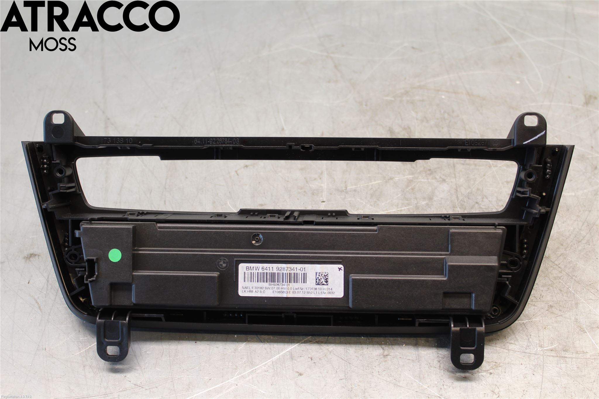 BMW 3 F30/F31/F80 12-19 Ac Styrenhet Ac Manöveren