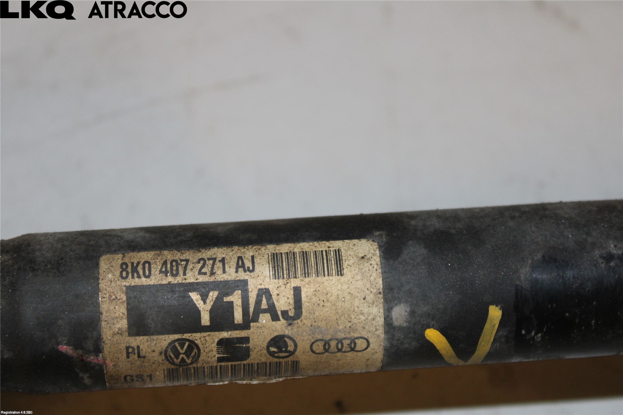 Audi A4/S4 08-11 Drivaxel Fram Vänster