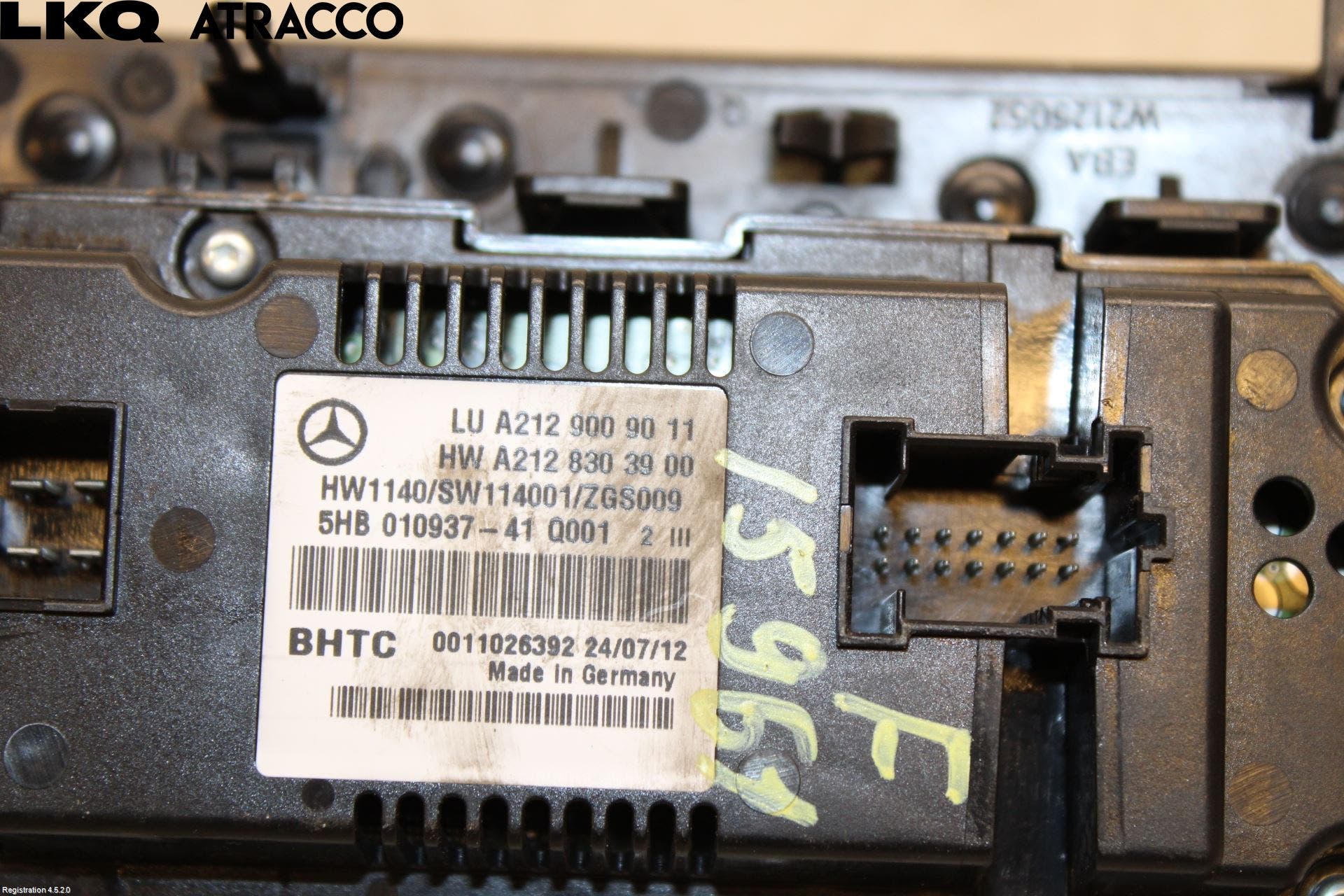 Mercedes-Benz MB E-KLASS (W212) 09-16 Ac Styrenhet Ac Manöveren