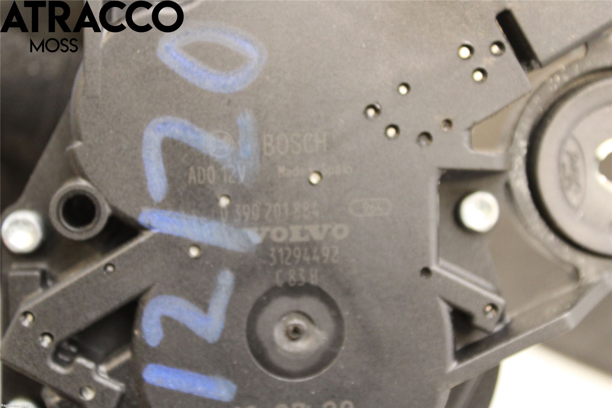 Volvo V60 11-13 Torkarmotor Baklucka