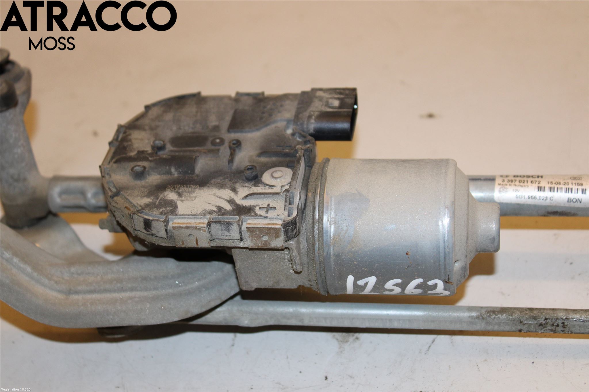 Volkswagen VW GOLF / E-GOLF VII 13-20 Torkarmotor Vindruta