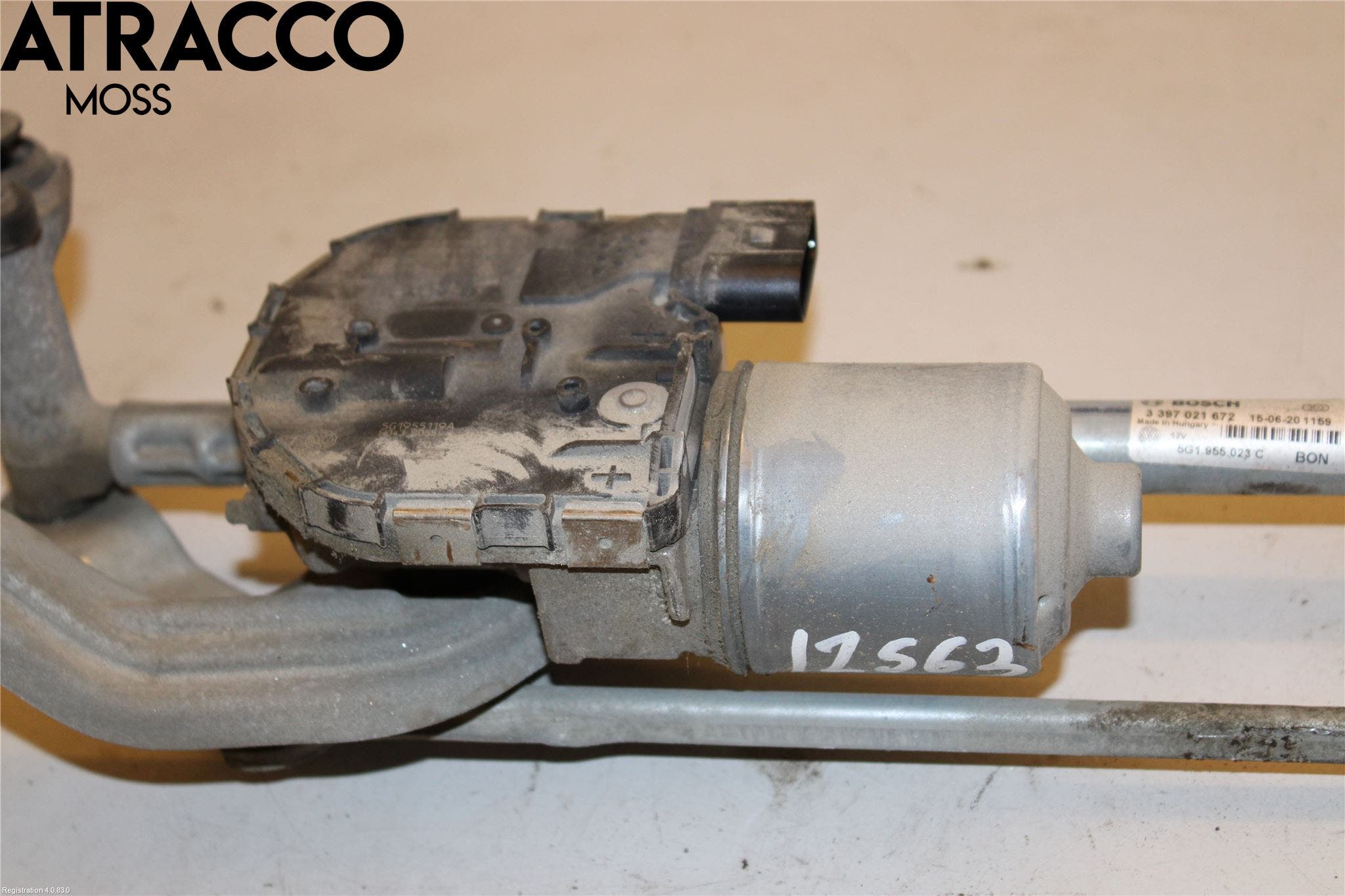 Volkswagen VW GOLF / E-GOLF VII 13-20 Torkarmotor Vindruta