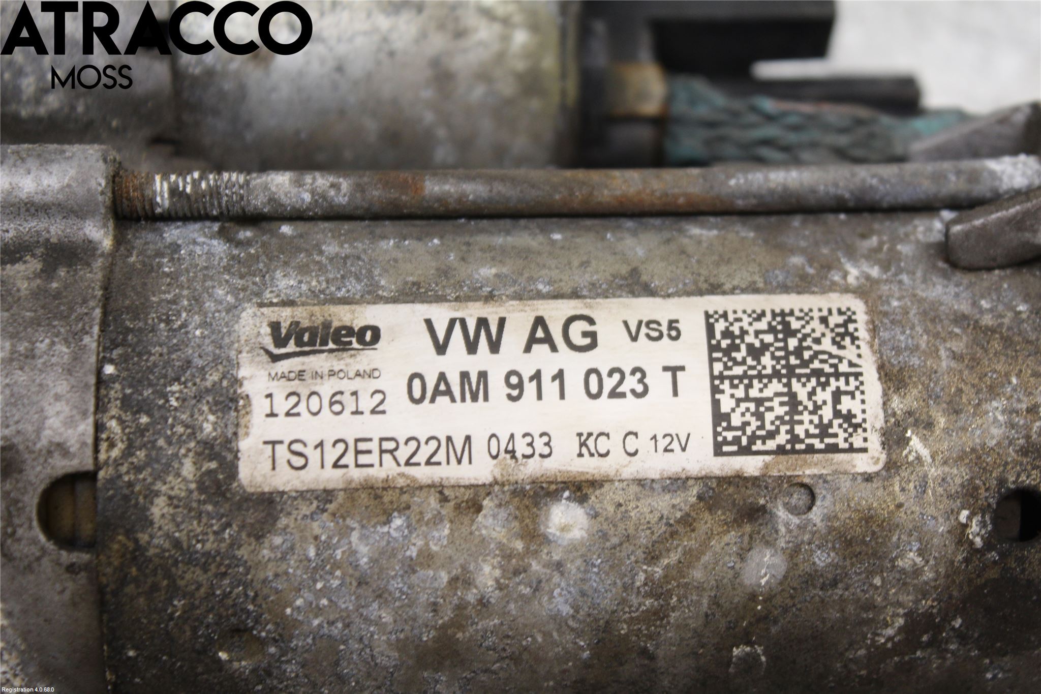 Volkswagen VW GOLF VI 09-13 Startmotor