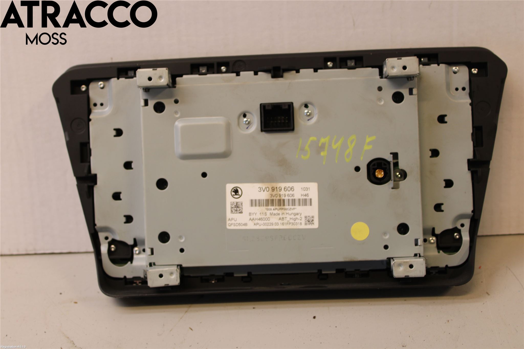 Skoda SUPERB 16-24 Multifunktionsdisplay