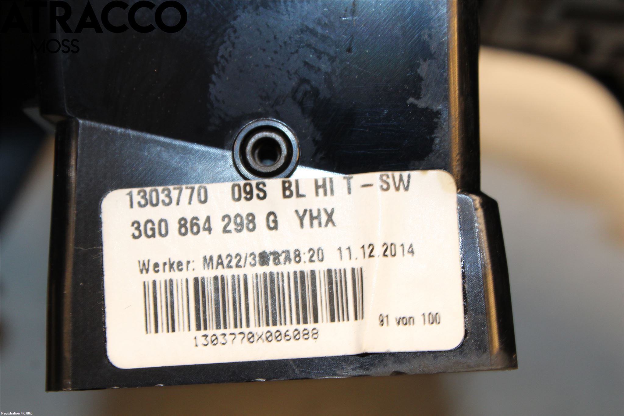 Volkswagen VW PASSAT 15-19 Defrosterkanal-Munstycke